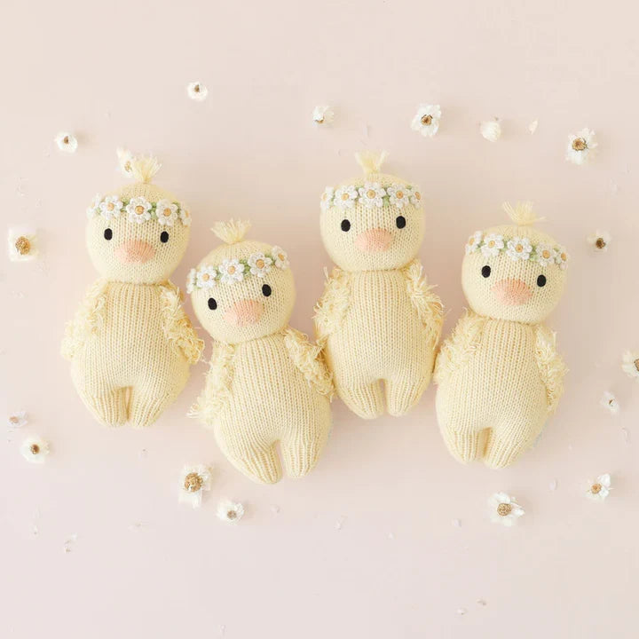Baby duckling (ivory floral) | Cuddle + Kind