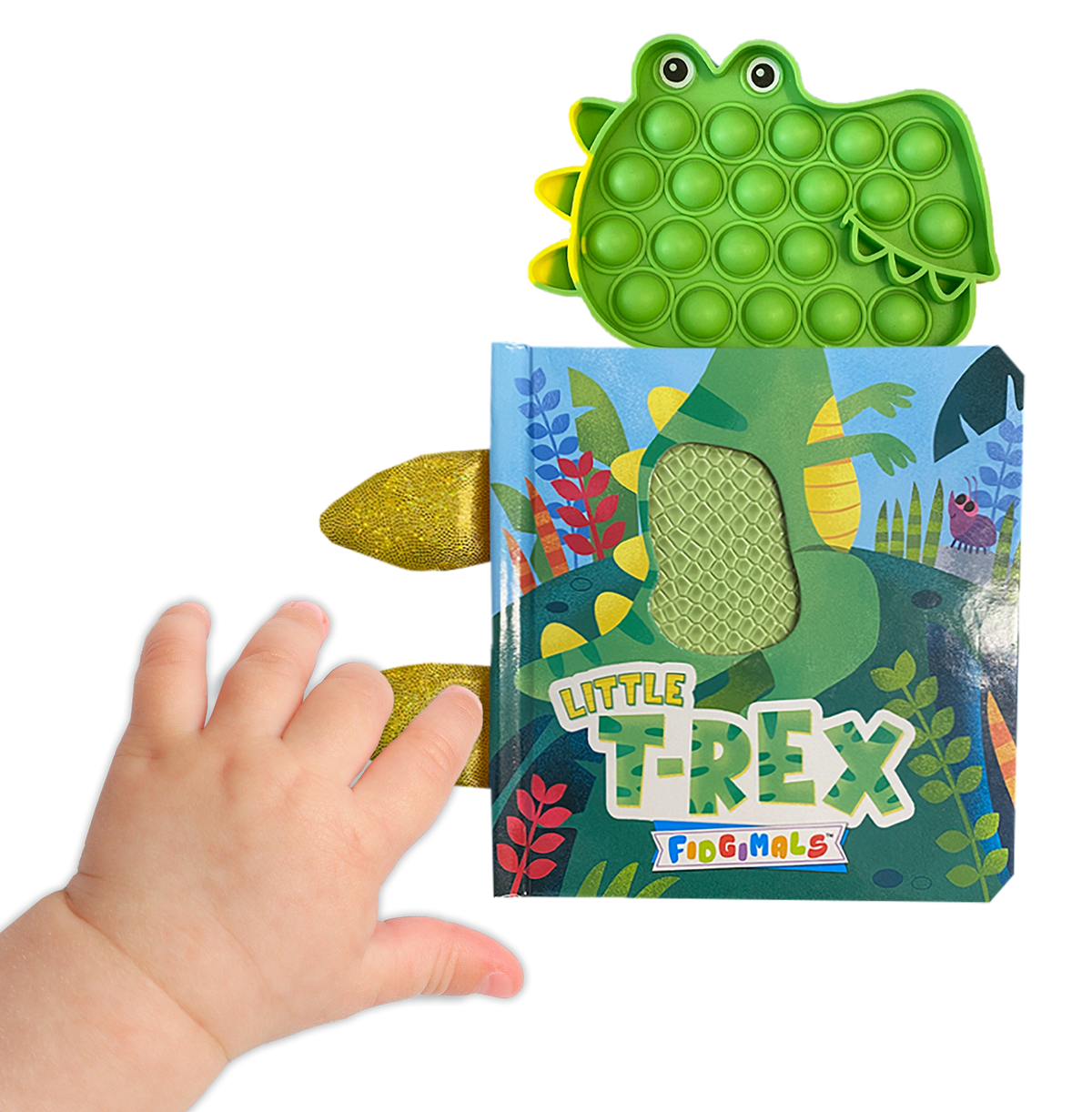 Little Hippo Books - Little T-Rex - Your Sensory Fidget Friend - Ages 1+