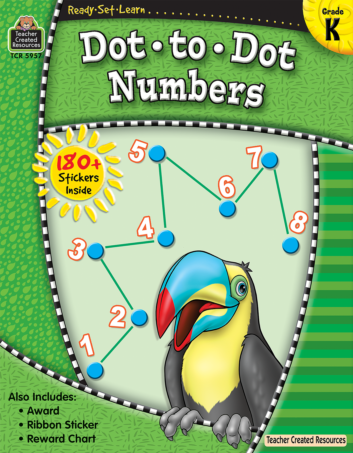 Teacher Created Resources - RSL: Dot•to•Dot Numbers (Gr. K) - Ages 5+