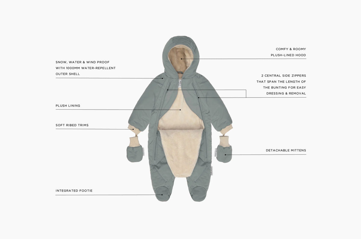 Snow Jumpsuit | 7am Enfant | Smokey