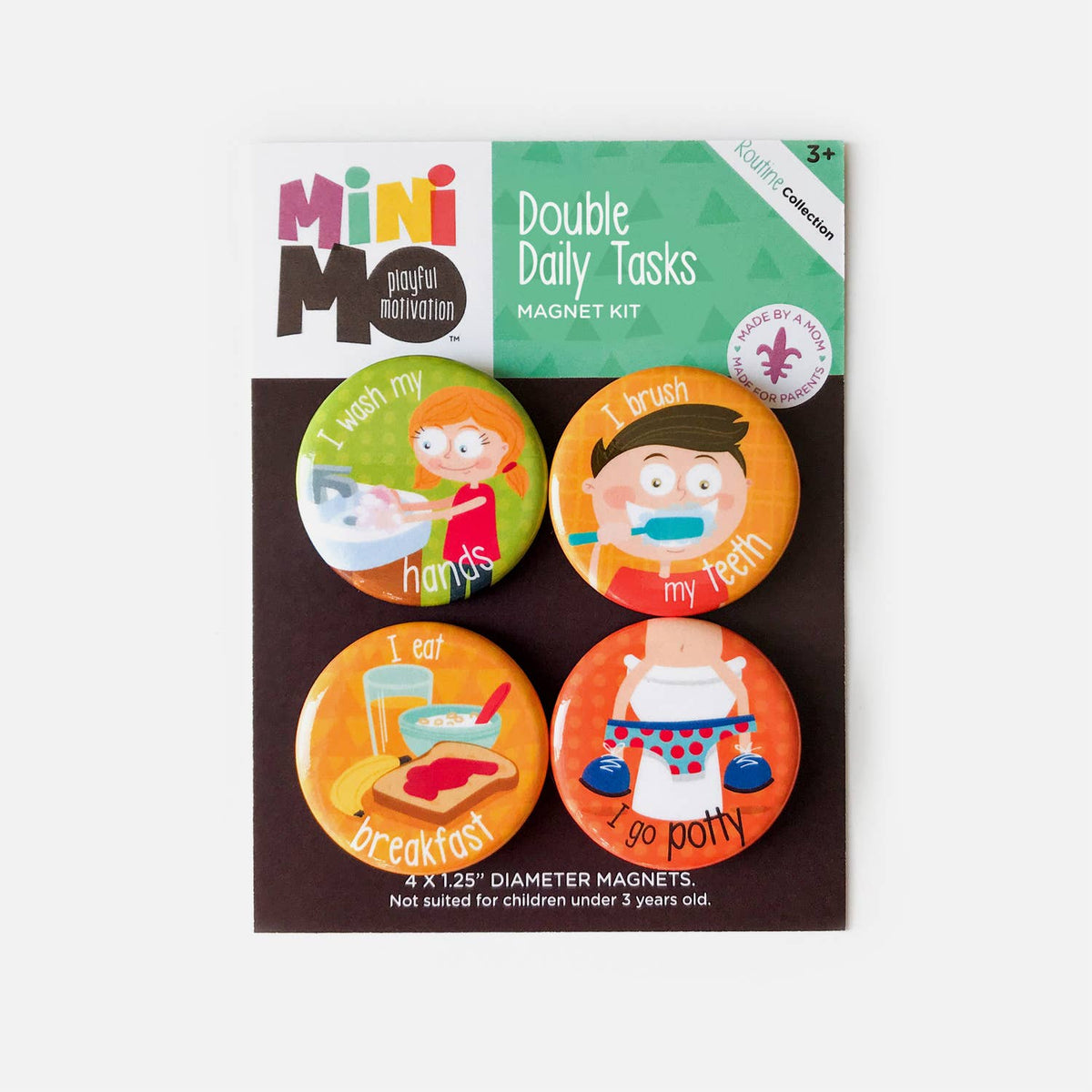 Minimo Playful Motivation - Double Daily Tasks - Canadian Brand - Ages 3+
