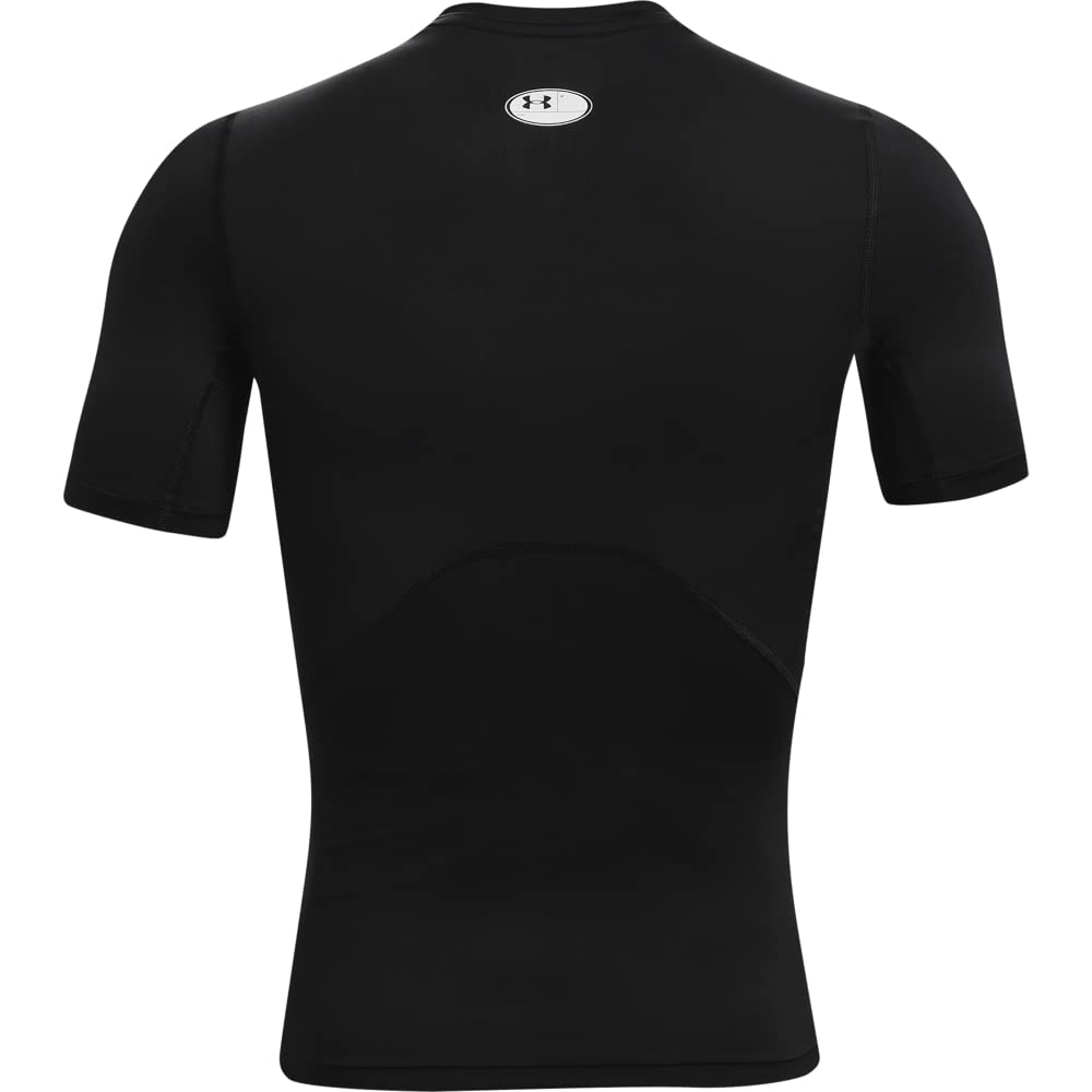 Under Armour mens Armour Heatgear Compression Short-sleeve T-shirt , Black (001)/White , Small ๐ All In One Marketplace Canada
