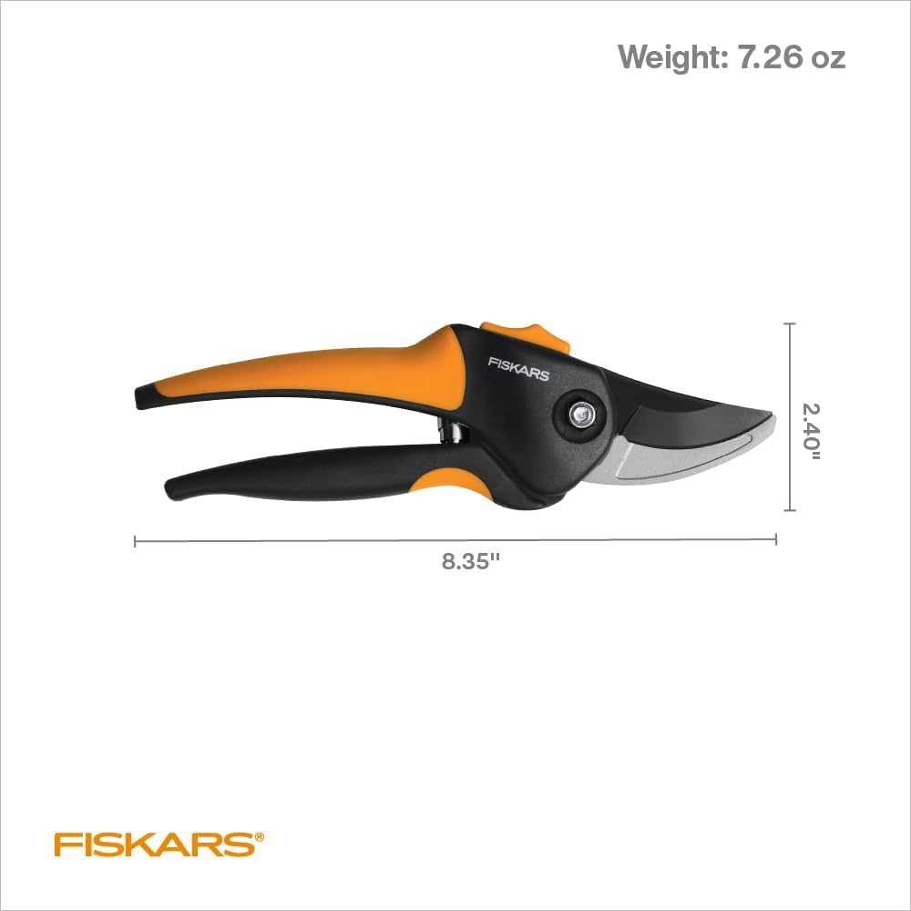 Fiskars Bypass Pruning Shears, Branch Cutter with 5/8" Cut Capacity, Garden Shears with Sharp Steel Blade, Rust Resistant, Ergonomic Pruners with Comfort Handle and Safety Lock, Gardening Hand Tools ๐ All In One Marketplace Canada