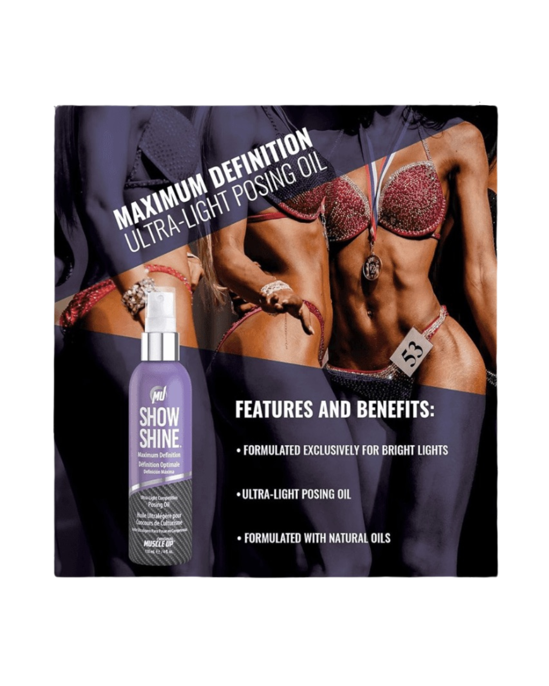 Pro Tan Show Shine Posing Oil for Competitors