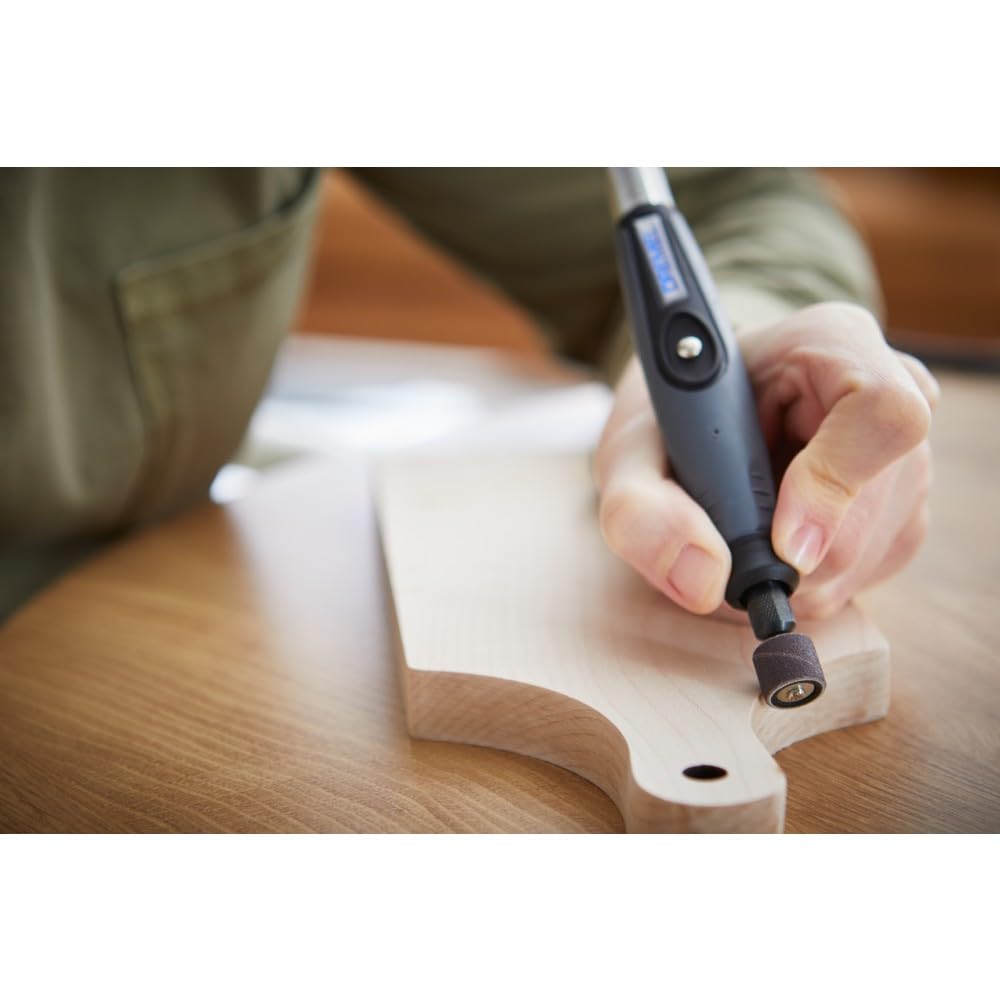 Dremel Flex Shaft Rotary Tool Attachment with Comfort Grip and 36โ Long Cable-Engraver, Polisher, and Mini Sander-Ideal for Detail Metal Engraving, Wood Carving, and Jewelry Polishing, 225-02, Grey ๐ All In One Marketplace Canada