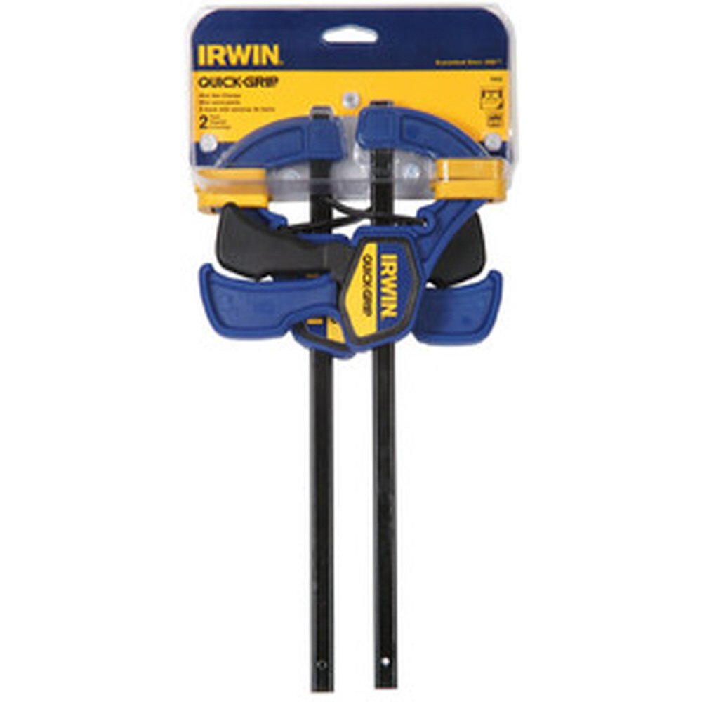 IRWINQUICK-GRIPOne-Handed Mini Bar Clamp 2 Pack, 6", 1964743 ๐ All In One Marketplace Canada