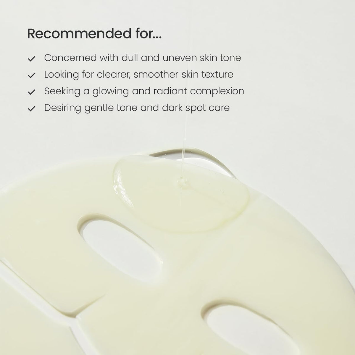 BIODANCE Radiant Vita Niacinamide Real Deep Mask, Hydrogel Mask, Tone Correction, Texture Refining, Radiant Glow, 3-in-1 Visible Care, Korean Skincare, 1.19oz(34g) x 4ea ๐ All In One Marketplace Canada