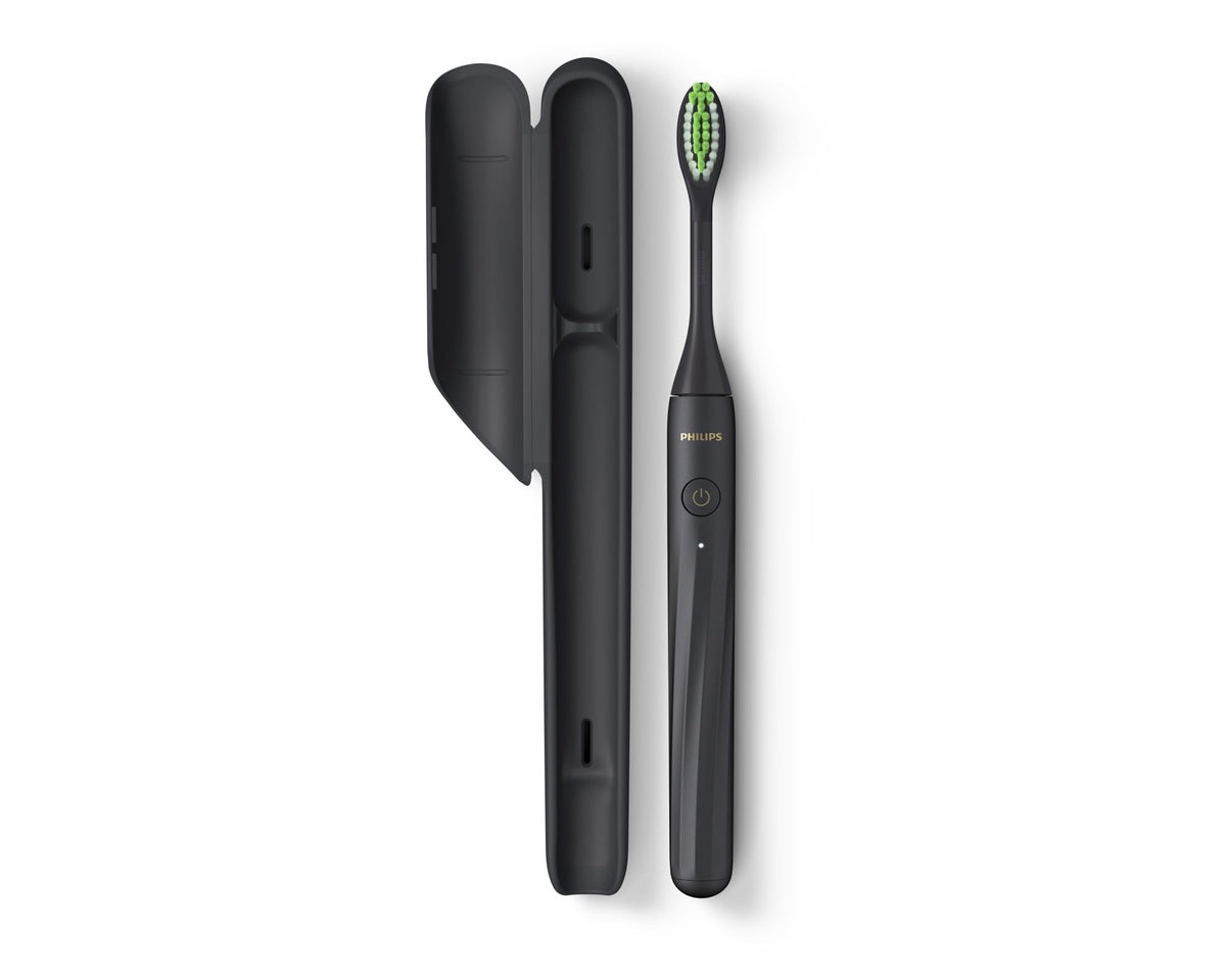 Philips One by Sonicare Rechargeable Toothbrush, 1 Brush Head, Black ๐ All In One Marketplace Canada