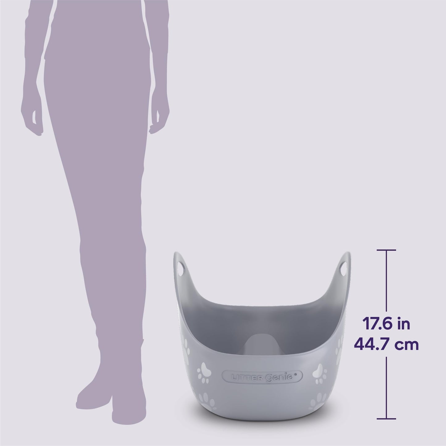 Litter Genie Cat Litter Box in Flexible Plastic with Handles, High Walls ๐ All In One Marketplace Canada