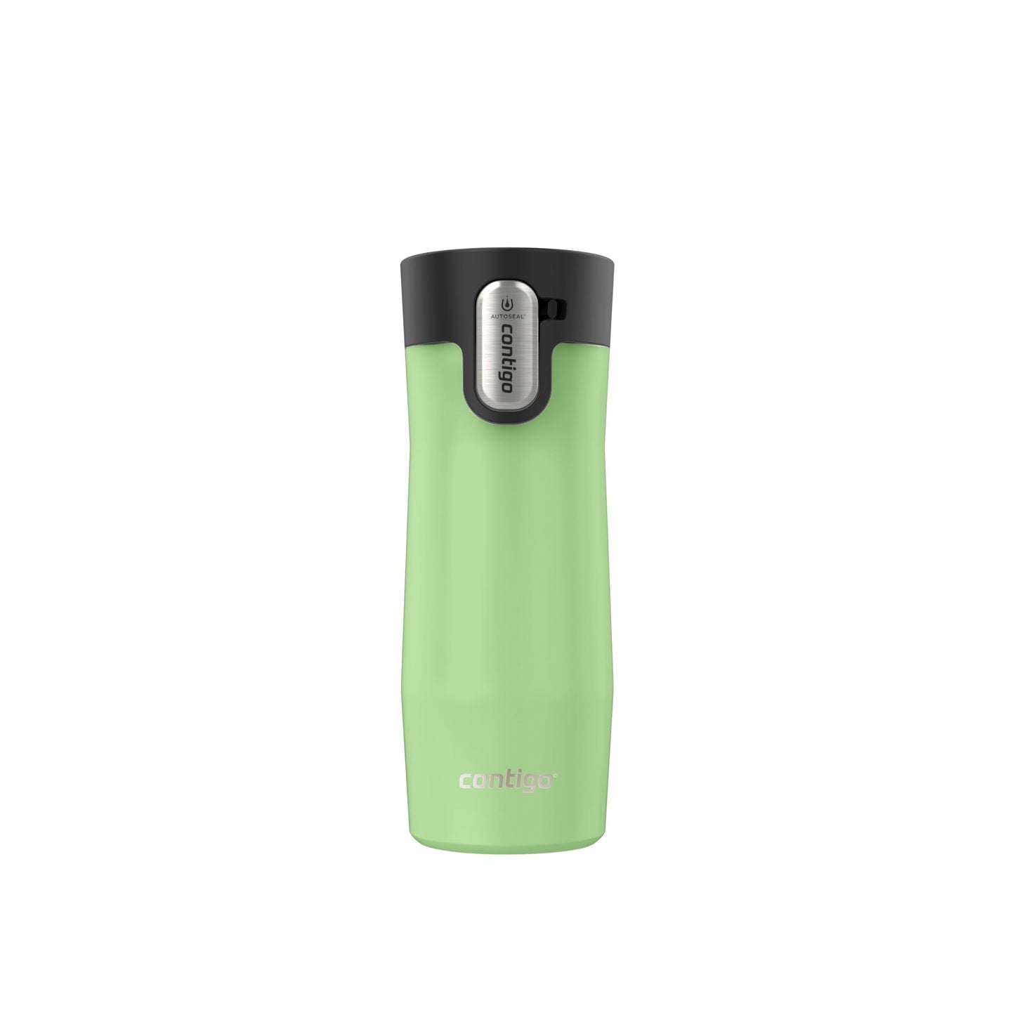Contigo West Loop 3.0 Stainless Steel Travel Mug with Tea-Bag Hook & Spill-Proof Lid, Vacuum-Insulated Reusable Cup Coffee and Tea, 16 oz (473 mL), Cucumber - Keeps Drinks Hot up to 11 Hours π All In One Marketplace Canada
