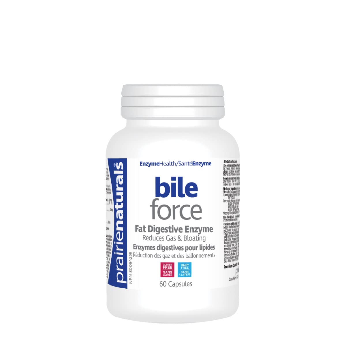 Prairie Naturals Bile-force - Bile Salt With Lipase 60 count ๐ All In One Marketplace Canada