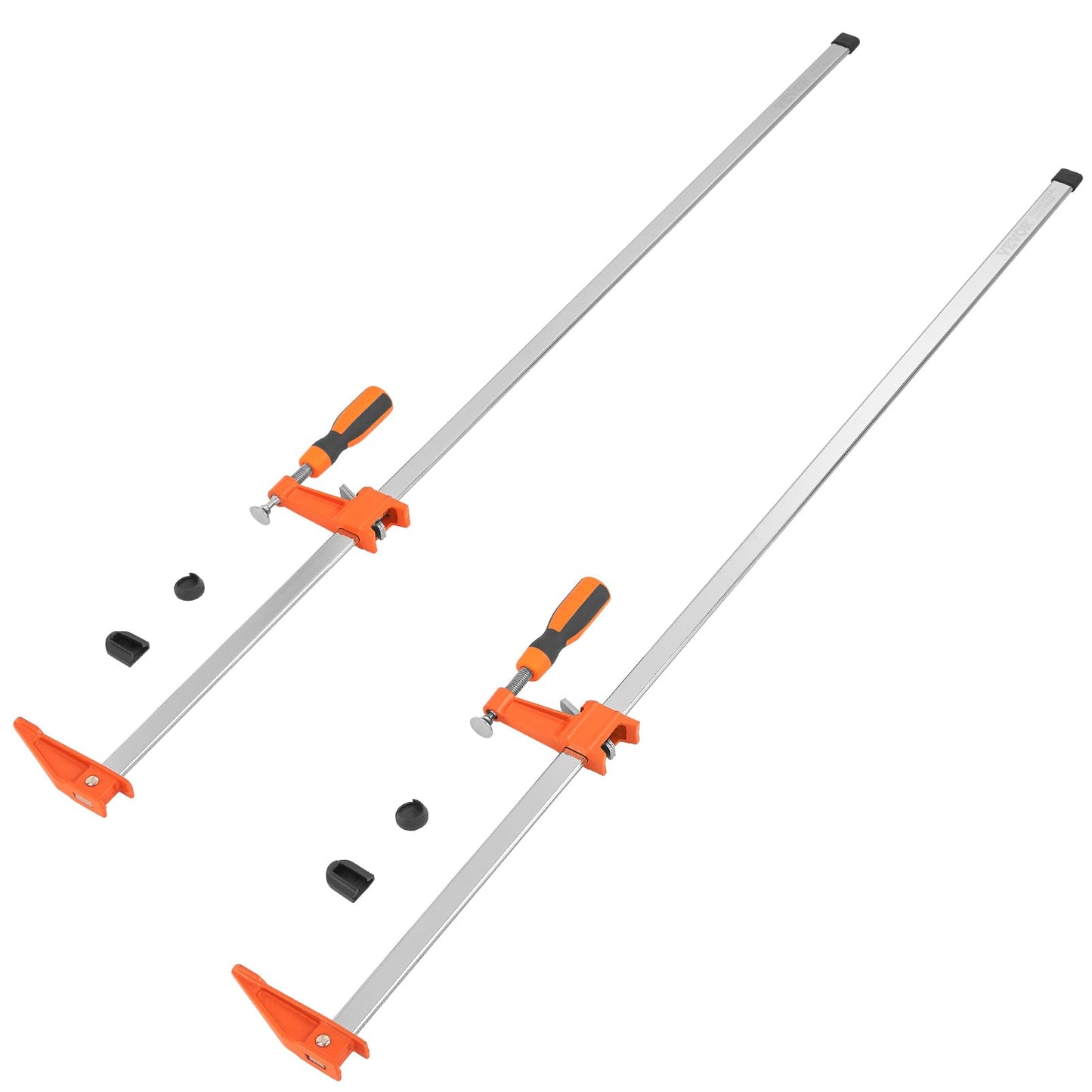 VEVOR Bar Clamps for Woodworking, 2-Pack 36" Clamp, Quick-Change F Clamp with 600 lbs Load Limit, 2.5" Throat Depth, Cast Iron and Carbon Steel, Wood Clamps for Woodworking Metal Working ๐ All In One Marketplace Canada