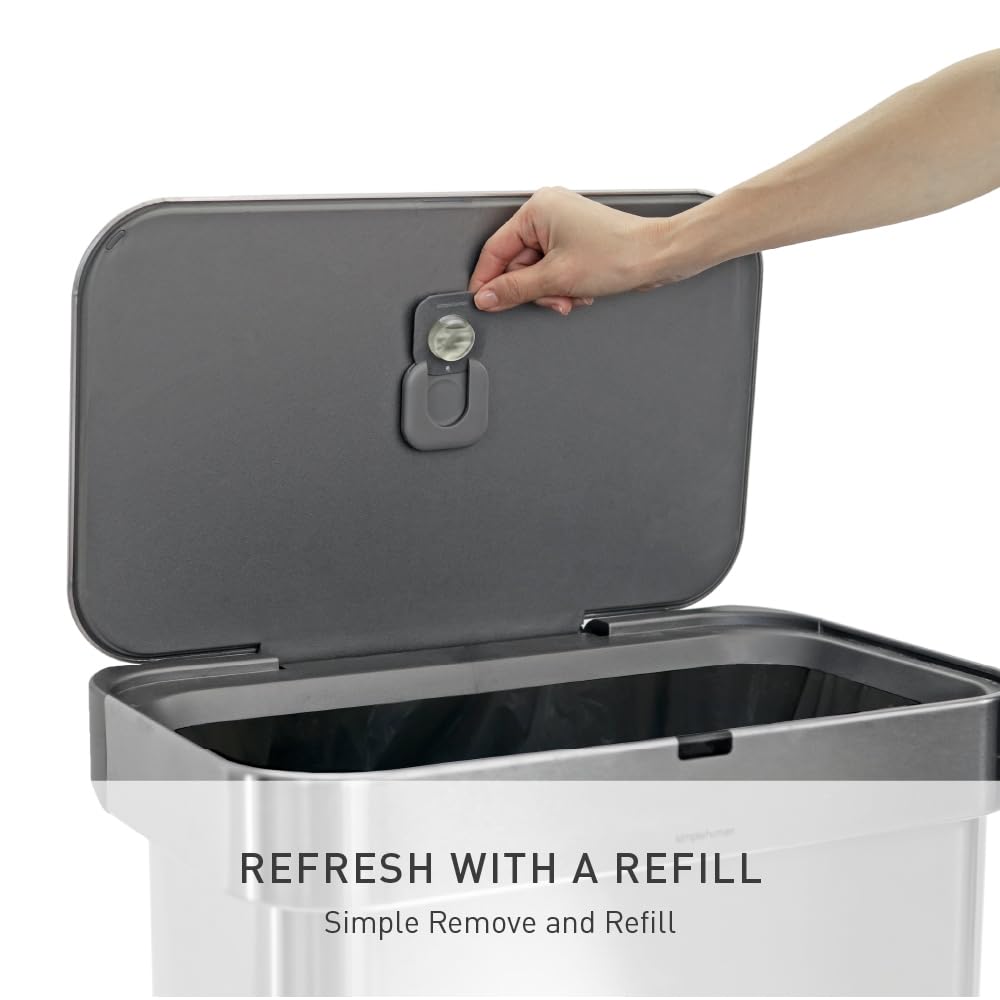 simplehuman All-Natural Odor-Absorbing System, Odorsorb Pod Refill, 4 Pods, Fit inside Close-lid Trash Cans π All In One Marketplace Canada