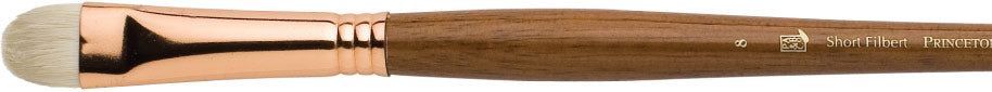 Princeton - Refine Best Natural Bristle - Long Handle - Short Filbert