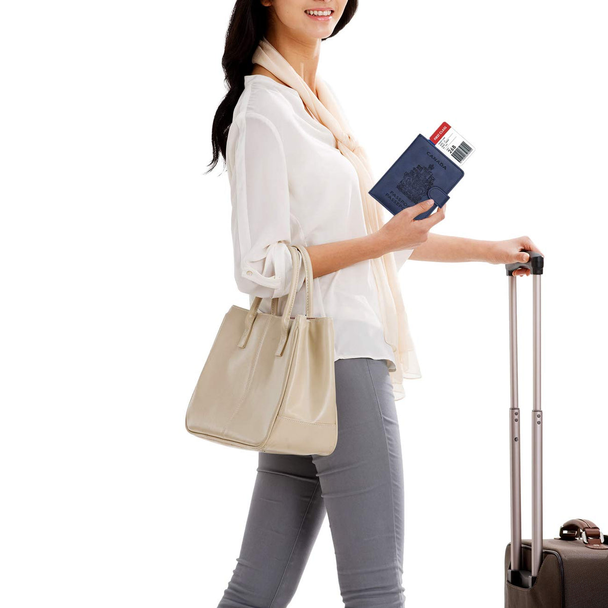 WALNEW RFID Blocking Passport Holder Travel Wallet Cover Case ๐ All In One Marketplace Canada