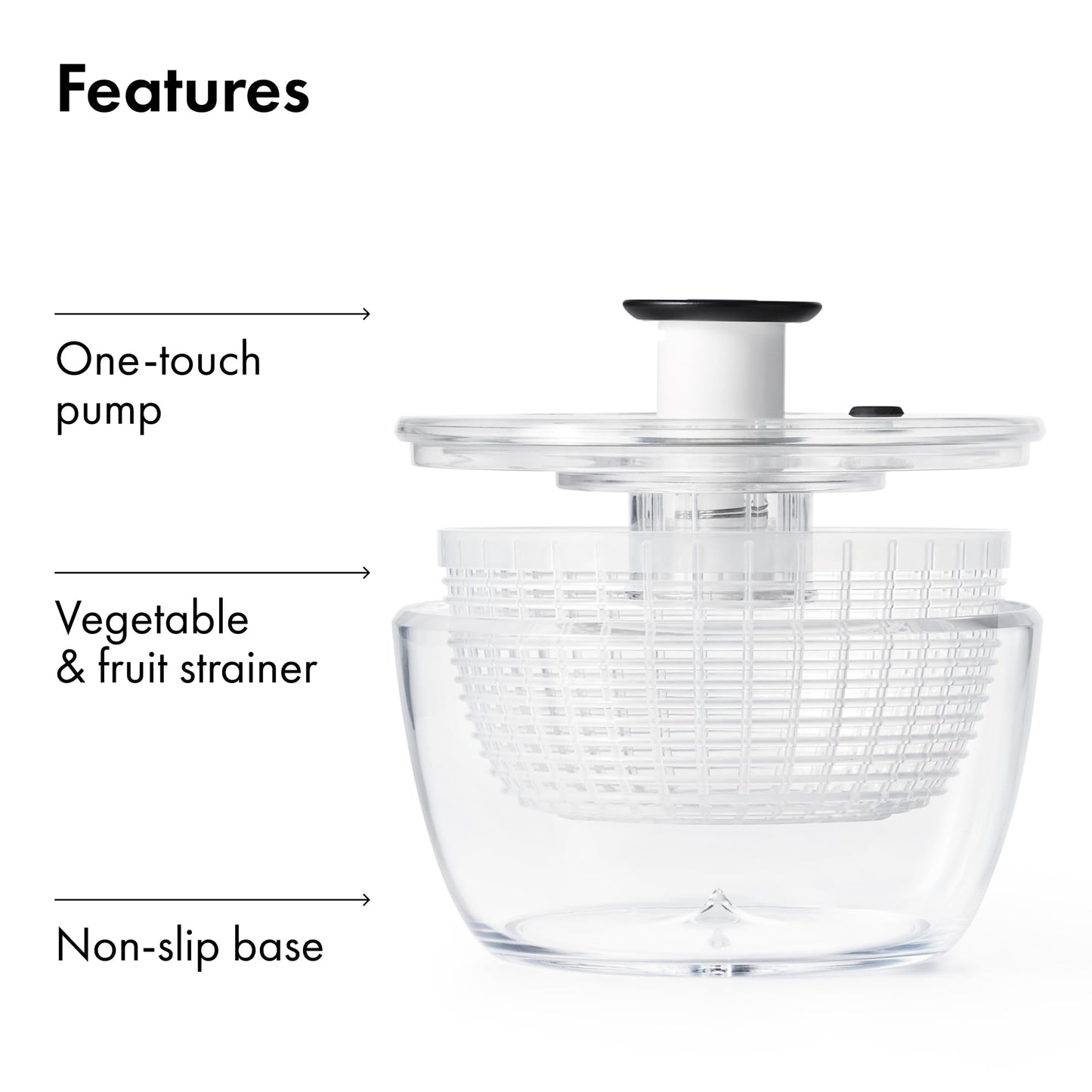 OXO Good Grips Good Grips Little Salad & Herb Spinner ๐ All In One Marketplace Canada