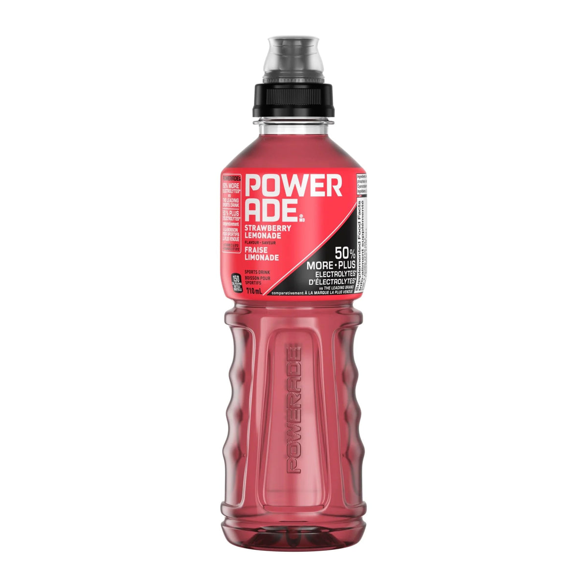 Powerade, Strawberry Lemonade, 710mL Bottles, Pack of 12 π All In One Marketplace Canada