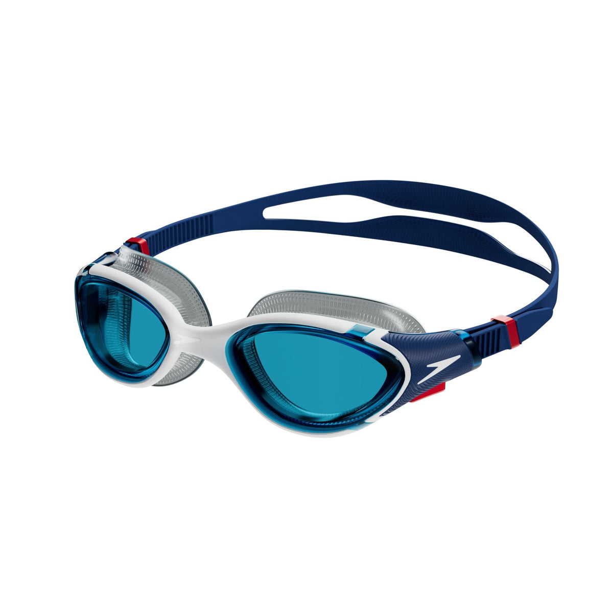 Speedo Unisex Adult Swim Goggle Biofuse 2.0 - Ammonite Blue/White/Red/Blue, One Size ๐ All In One Marketplace Canada