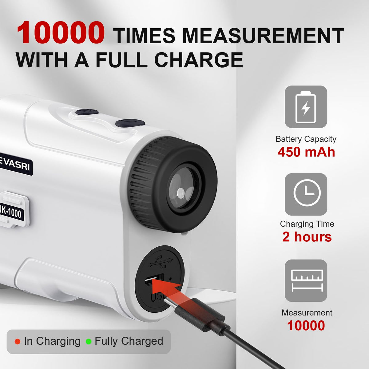 REVASRI Golf Rangefinder with Slope and Pin Lock Vibration, External Slope Switch for Golf Tournament Legal, Rangefinders with Rechargeable Battery 1000YDS Laser Range Finder ๐ All In One Marketplace Canada