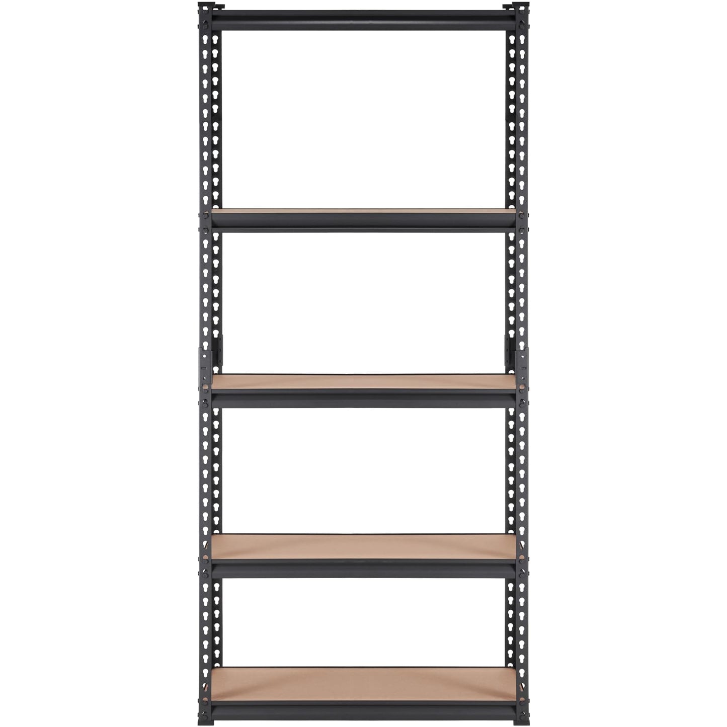 VEVOR Storage Shelving Unit, 5-Tier Adjustable, 2000 lbs Capacity, Heavy Duty Garage Shelves Metal Organizer Utility Rack, Black, 36" L x 18" W x 72" H for Kitchen Pantry Basement Bathroom Laundry π All In One Marketplace Canada