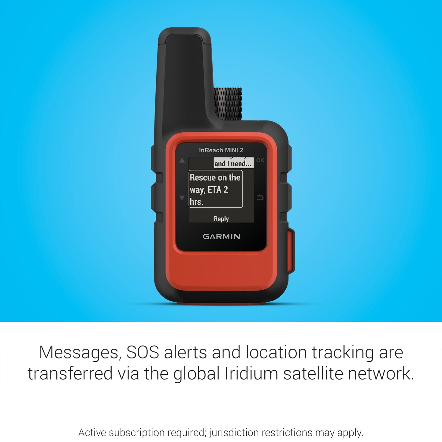 Garmin inReach Mini 2, Lightweight and Compact Satellite Communicator, Hiking Handheld, Orange π All In One Marketplace Canada