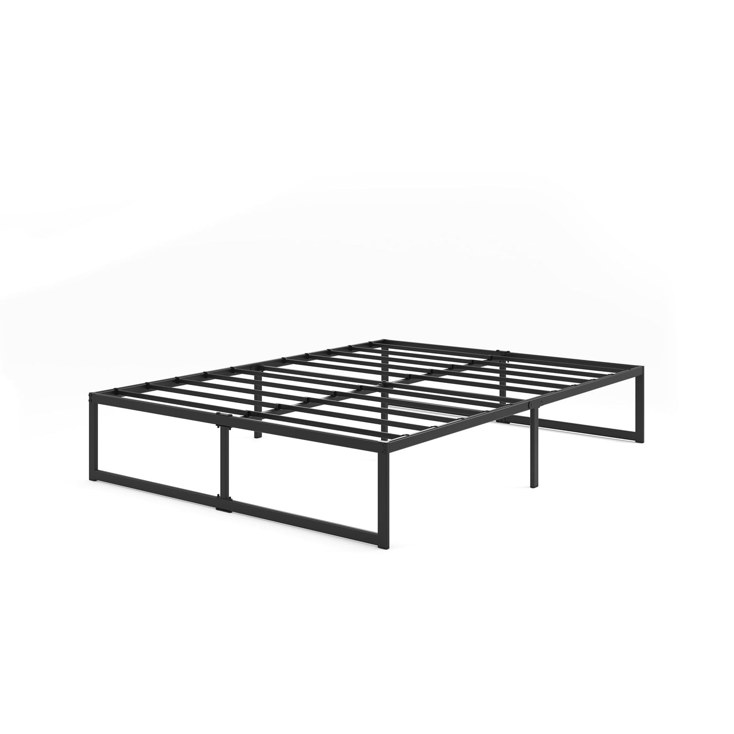 Zinus Full Bed Frame - ABEL 14 inch Metal Bed Frame with Steel Slat Support, No Box Spring Needed, Easy Assembly - Minimalist Platform Bed in a Box with Underbed Storage Space, 5 Year Wrranty, Full ๐ All In One Marketplace Canada