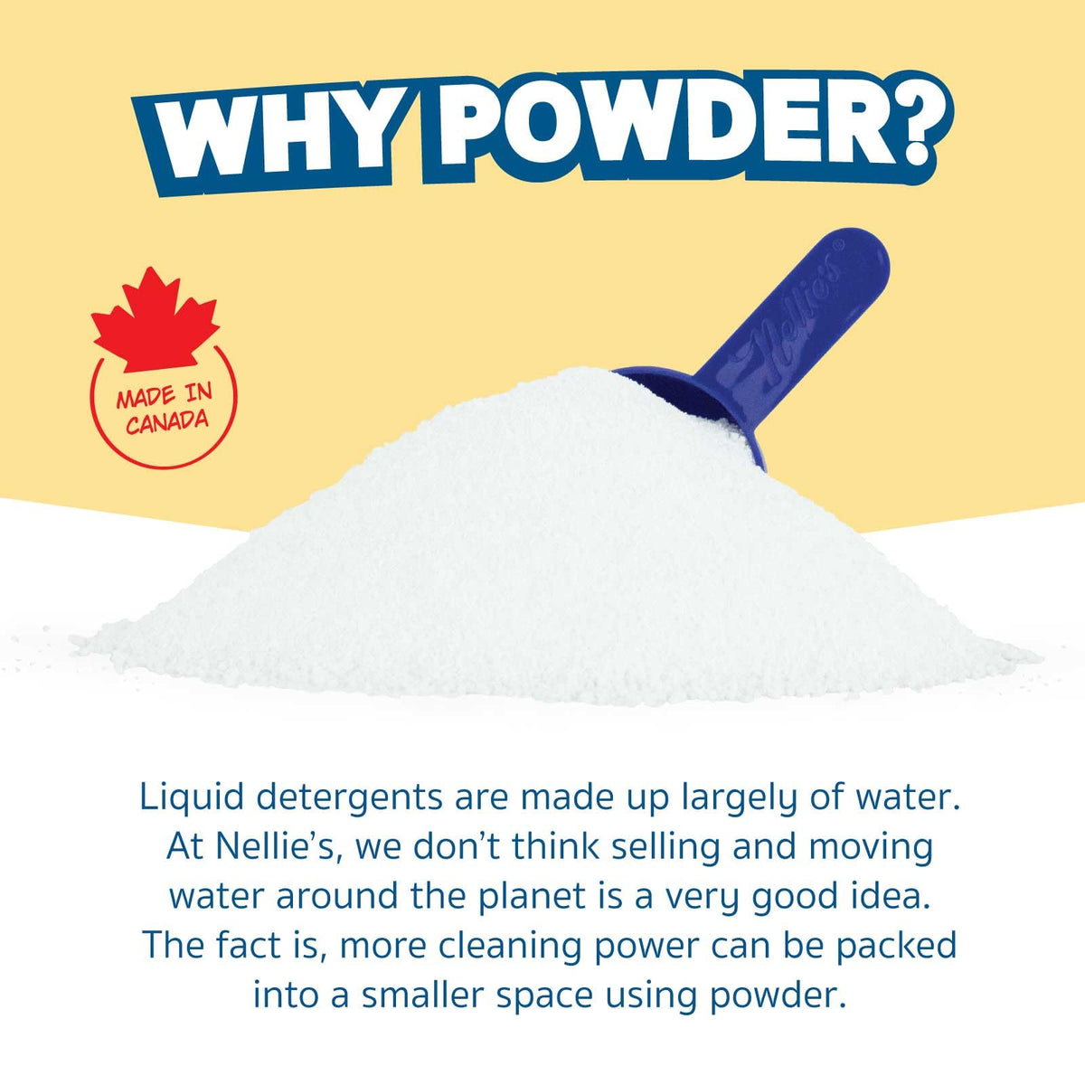 Nellie's Dishwasher Powder - 100 Load - Plant-Based Dishwasher Detergent - Septic Safe, Fragrance-Free - Easily Penetrates Grease & Food Particles - Phosphate-Free - (Made in Canada) ๐ All In One Marketplace Canada