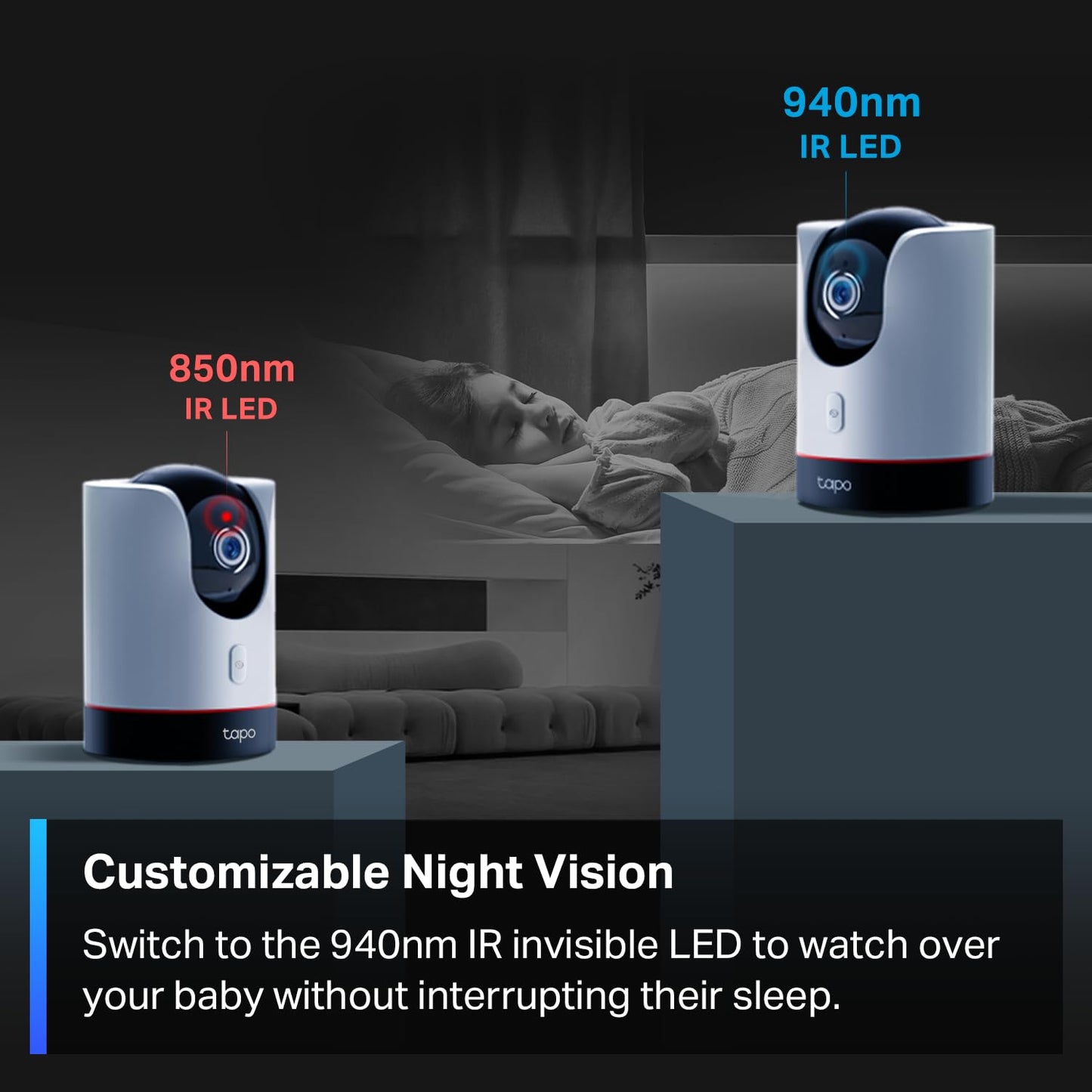 Tapo 2K QHD Pan/Tilt Indoor Security WiFi Camera, 360ยฐ Panoramic View, Human & Pet AI Detection, Night Vision w/Starlight Sensor, Physical Privacy Mode, Works w/Alexa & Google (Tapo C225) ๐ All In One Marketplace Canada