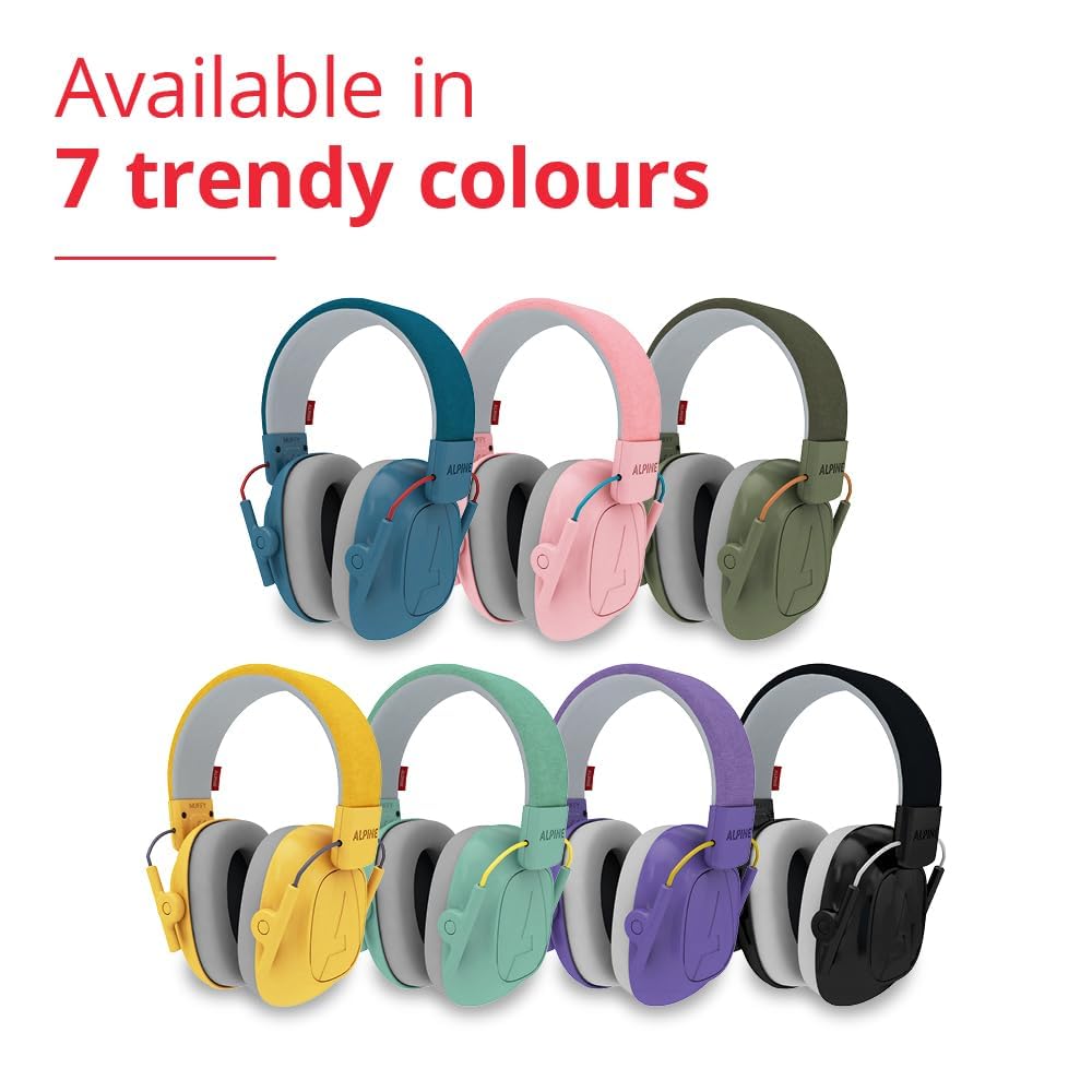 Alpine Muffy - Noise Cancelling Headphones for Kids - CE & ANSI Certified - Earmuffs for Autism - Kids Ear Protection for Sensory & Concentration Aid - Green ๐ All In One Marketplace Canada