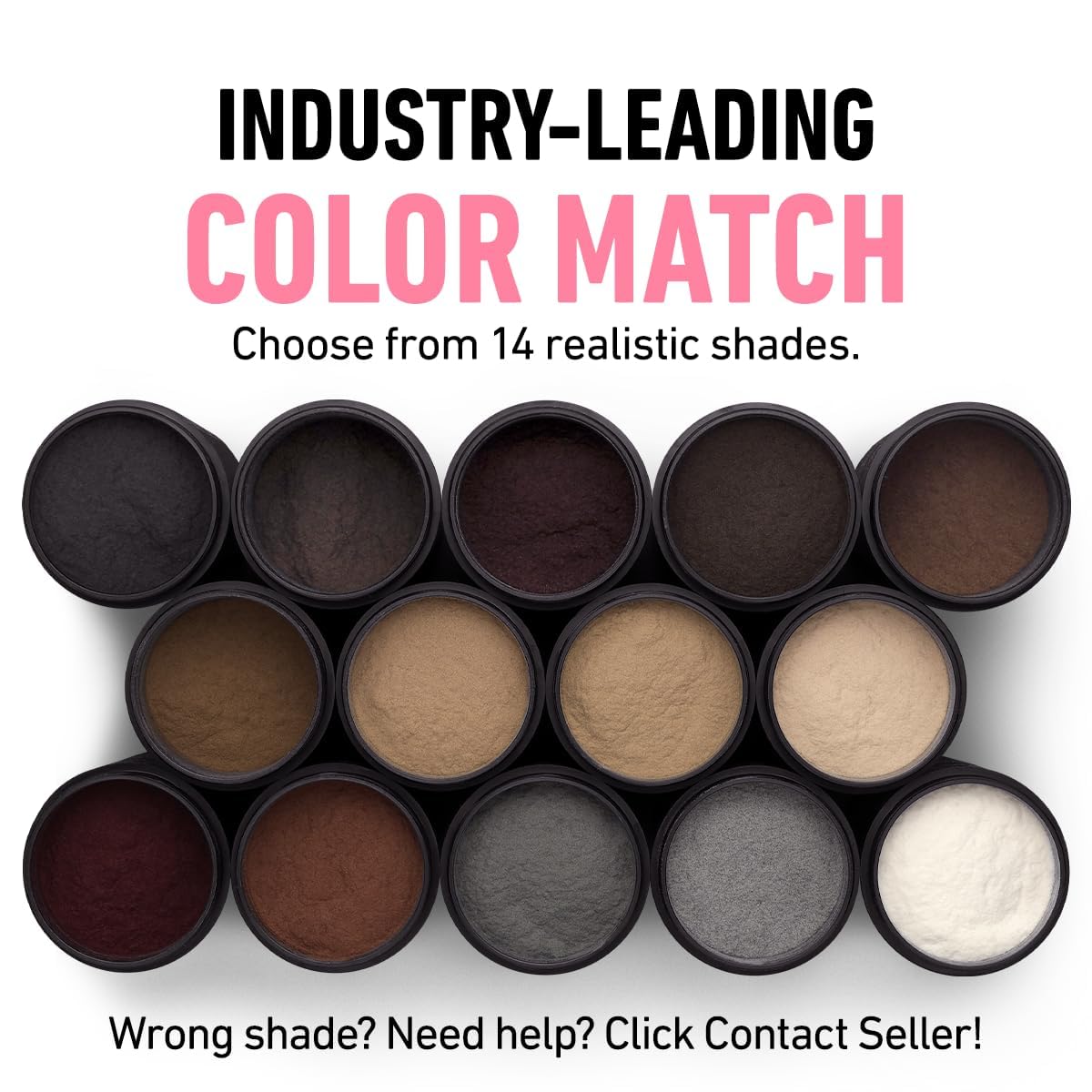 BOLDIFY Hair Fibers (28g) - Fill In Thinning and Fine Hair for an Instantly Fuller, Thicker Look - 14 Shades for Women & Men - Black ๐ All In One Marketplace Canada