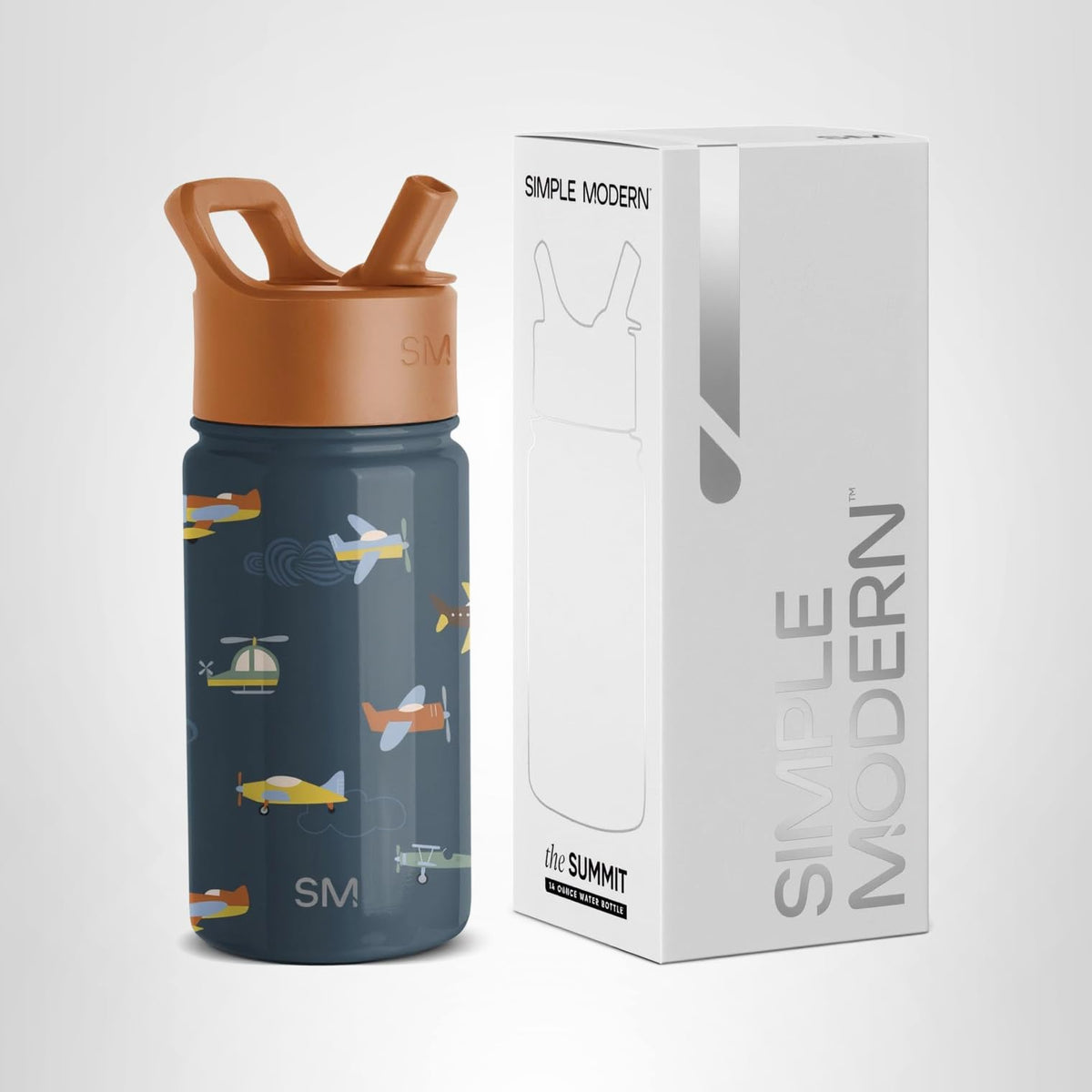 Simple Modern Kids Water Bottle & Toddler Cup | 14oz | Airplane ๐ All In One Marketplace Canada