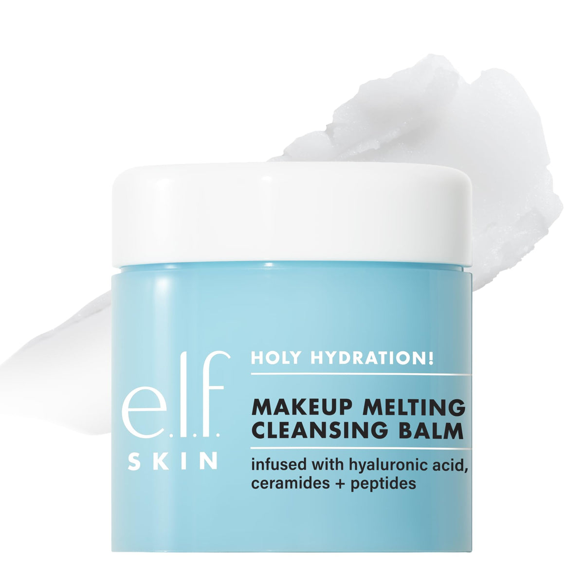 e.l.f. SKIN Holy Hydration! Makeup Melting Cleansing Balm JUMBO, Face Cleanser & Makeup Remover, Infused with Hyaluronic Acid to Hydrate Skin, 3.5 Oz 🍁 All In One Marketplace Canada