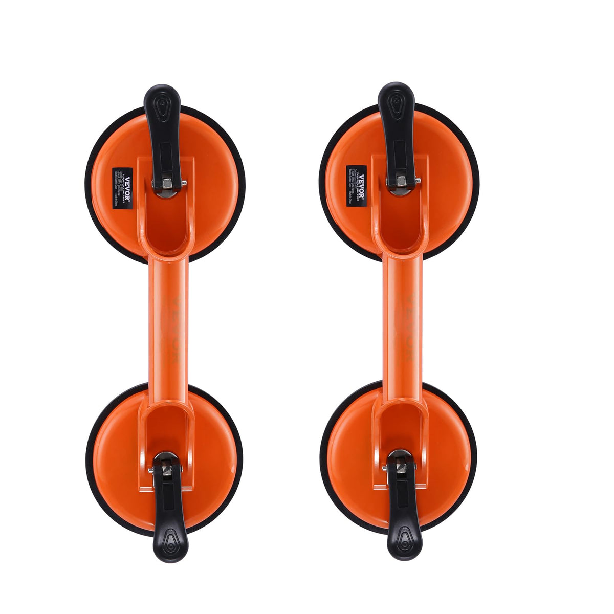 VEVOR Glass Suction Cup, 4.7" 2 Pack 330 lbs Load Capacity, Vacuum Suction Cup with Aluminum Handle, Heavy Duty Industrial Suction Cup Lifter Tool for Glass, Granite, Tile, Metal, Wood Panel Lifting ๐ All In One Marketplace Canada