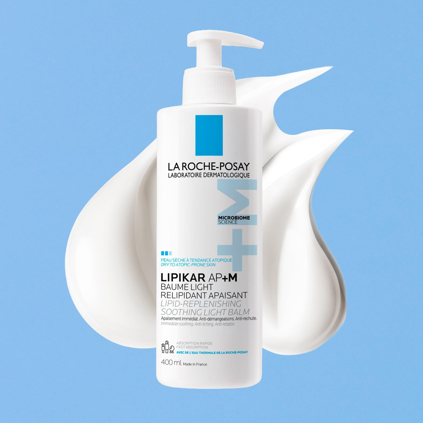 La Roche Posay Lipikar Baume Light AP+M, Body Lotion for Dry Skin, Lightweight Moisturizer with Shea Butter & Niacinamide for Body, Face & Hands, Fragrance Free, Recommended by Dermatologists, 400mL ๐ All In One Marketplace Canada