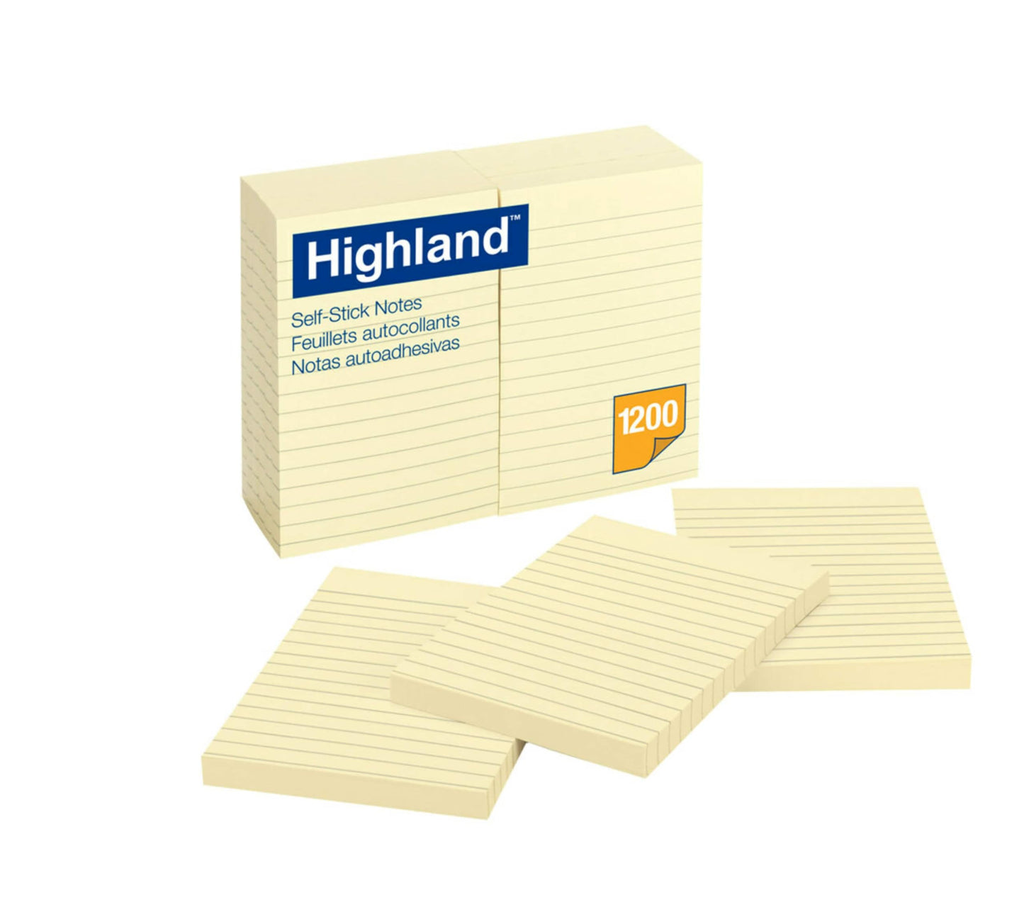 Highland Notes, 4 in x 6 in, Yellow, 12 Pads/Pack ๐ All In One Marketplace Canada