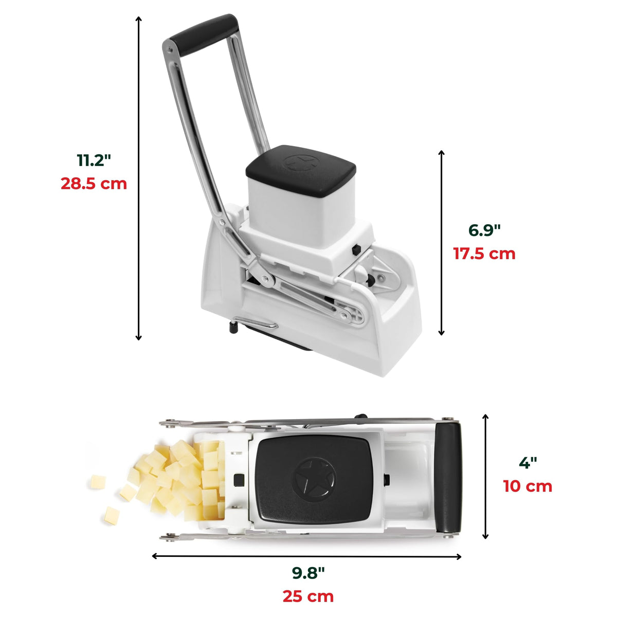 Starfrit Pro Fry Cutter & Cuber, 3-in-1 Potato & Vegetable Cutter ๐ All In One Marketplace Canada