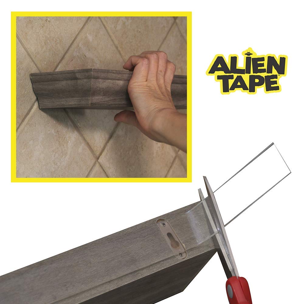 Alientape Nano Double Sided Tape Reusable Washable Transparent Traceless Multi-Purpose Adhesive Tape with Nano-Grip Technology for Indoor and Outdoor Mounting Tape As Seen On TV (Set of 3) π All In One Marketplace Canada