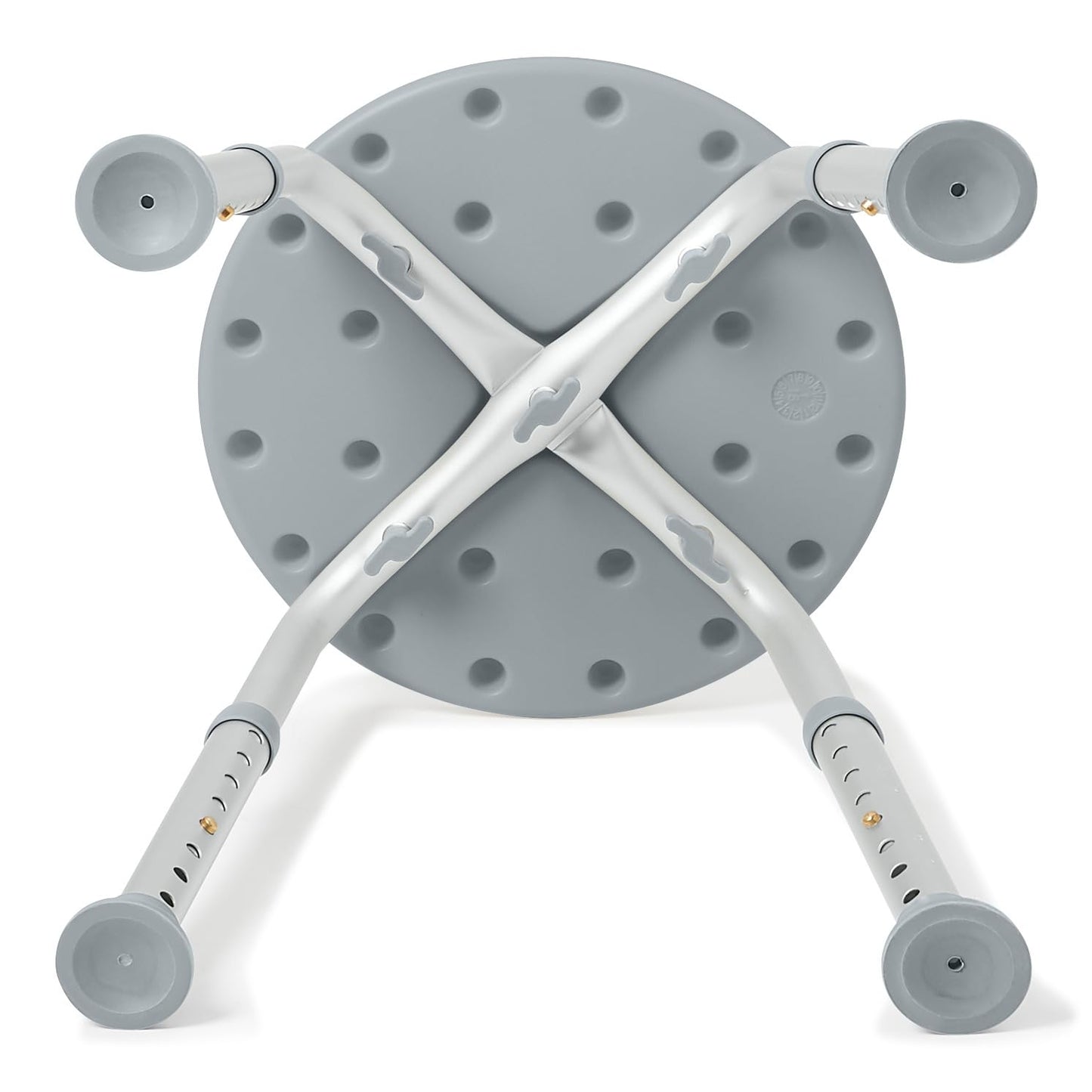 Medline Round Shower Stool, Gray, Tool-Free Assembly, 300lb Capacity ๐ All In One Marketplace Canada