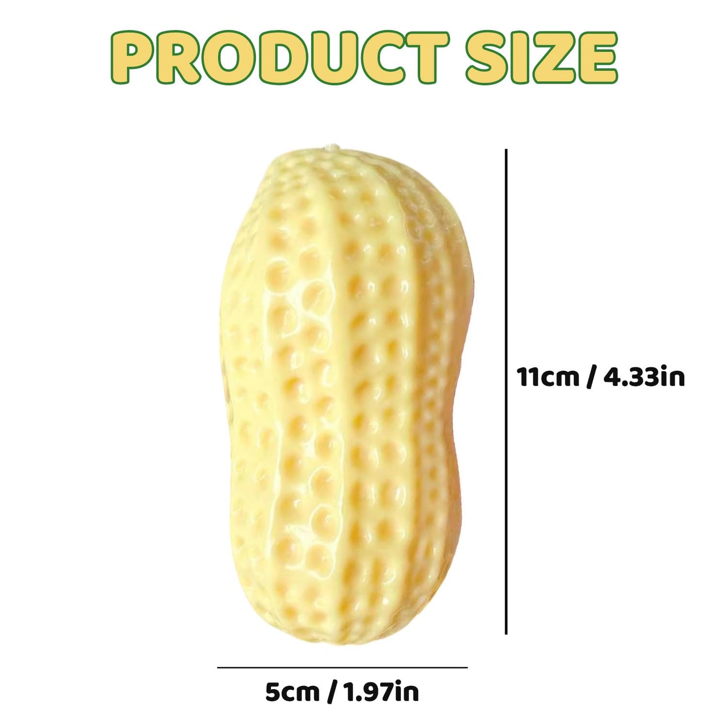 Peanut Squishies, Peanut Shape Stress Relief Ball Soft Squeeze Fidget, Soft Slow Rising Fidget Squeeze Soft Stress Relief Sensory Fidget for Adults Anxiety Relief Hand Relax for Office Desk Workers ๐ All In One Marketplace Canada