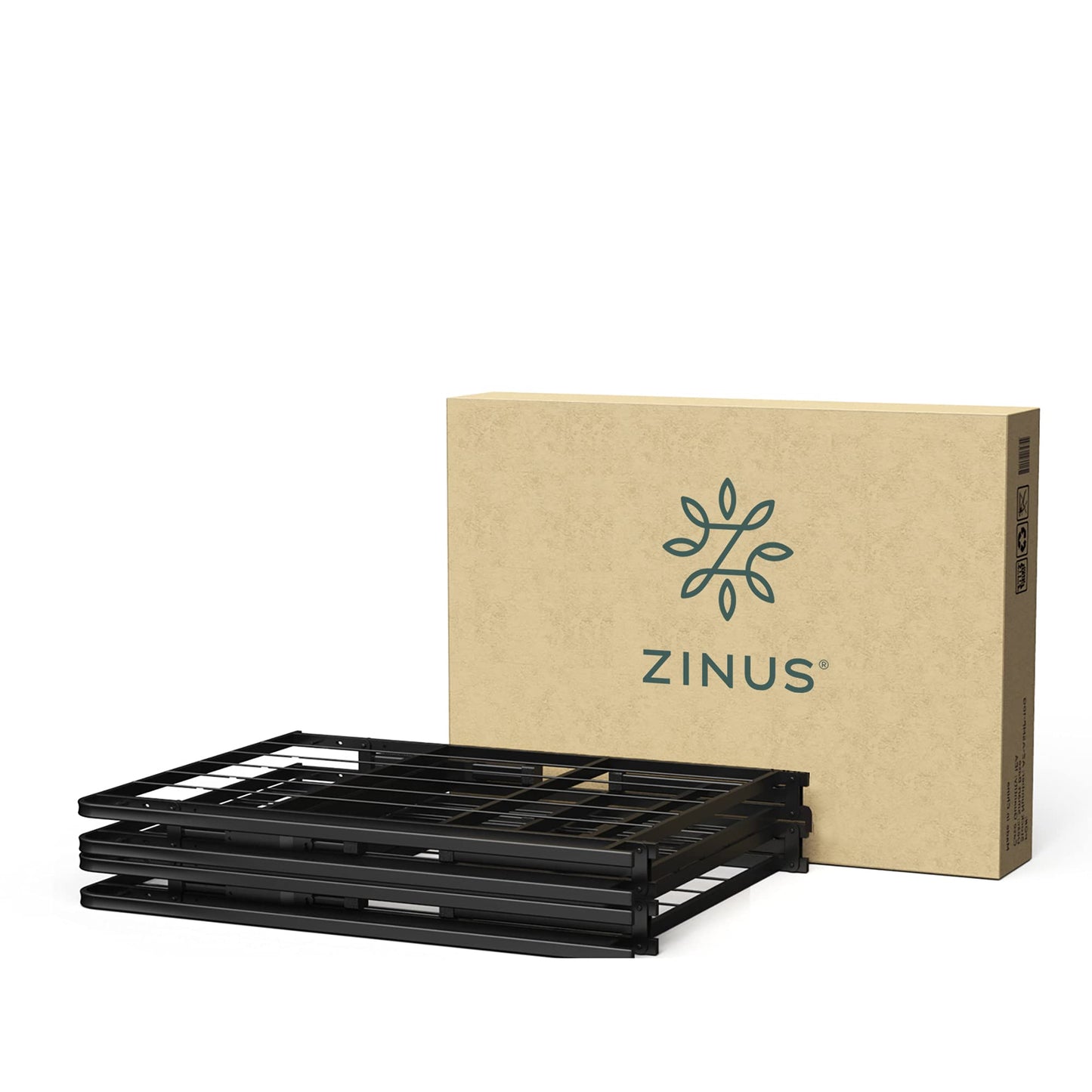 ZINUS SmartBase Tool-Free Assembly Mattress Foundation / 14 Inch Metal Platform Bed Frame/No Box Spring Needed/Sturdy Steel Frame/Underbed Storage, Full,Black ๐ All In One Marketplace Canada