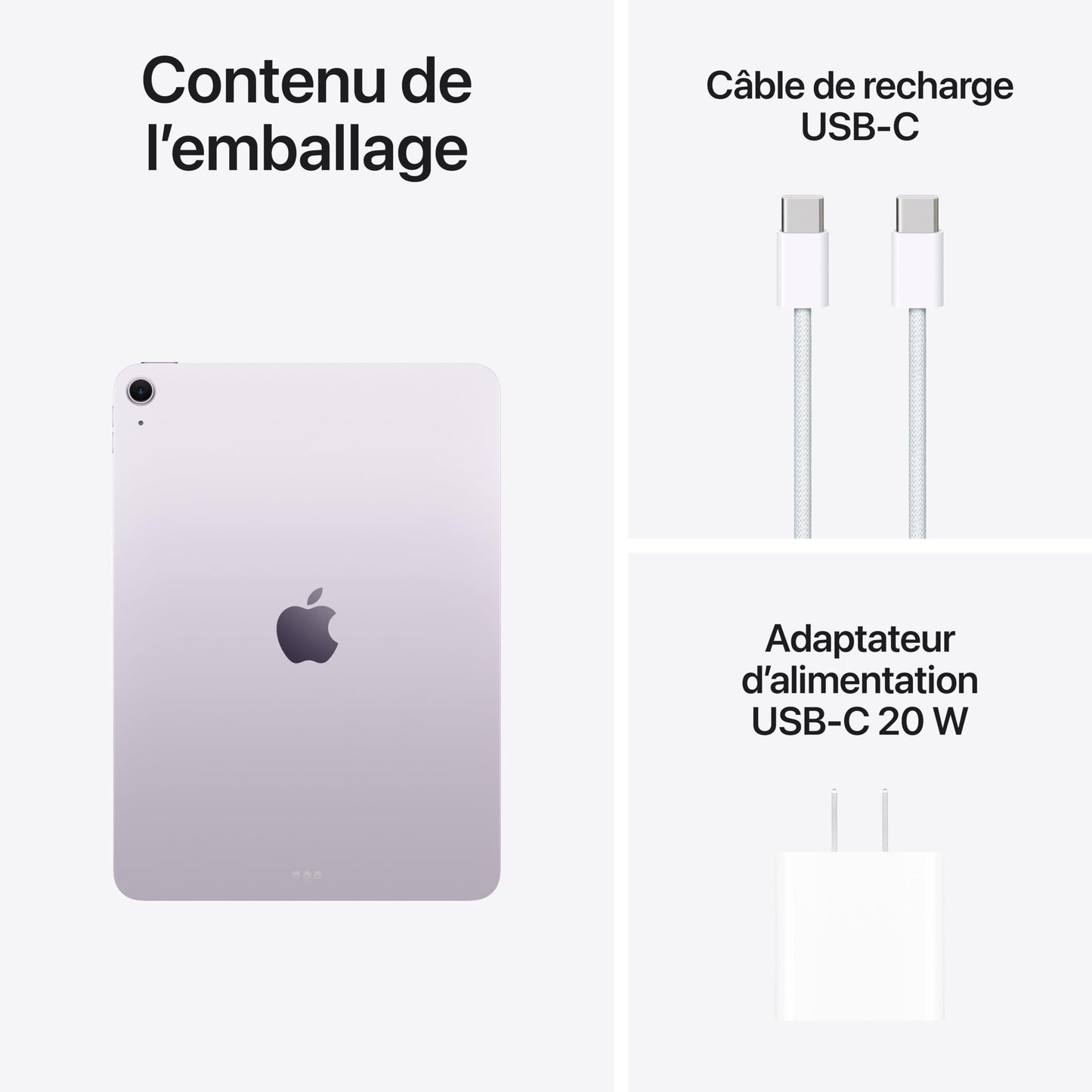 Apple iPad Air 11-inch with M4 chip (Wi-Fi, 128GB) - Purple π All In One Marketplace Canada