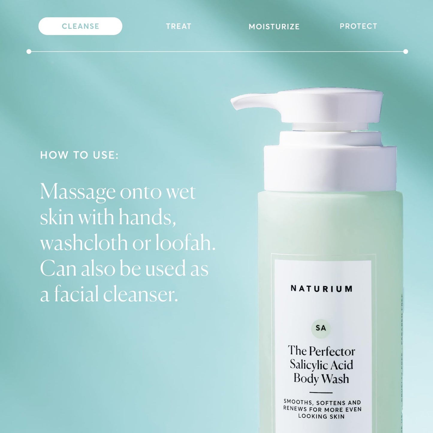 Naturium The Perfector Salicylic Acid Body Wash | Gentle & Smoothing Cleanser | 16.9 FL OZ / 500 ml π All In One Marketplace Canada