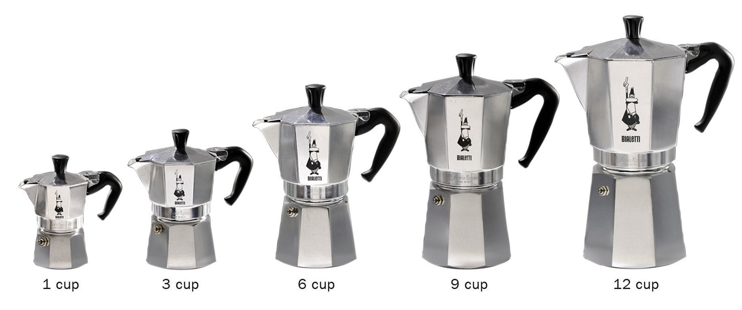 Bialetti - Moka Express: Iconic Stovetop Espresso Maker, Makes Real Italian Coffee, Moka Pot 3 Cups (4.3 Oz - 130 Ml), Aluminium, Silver ๐ All In One Marketplace Canada
