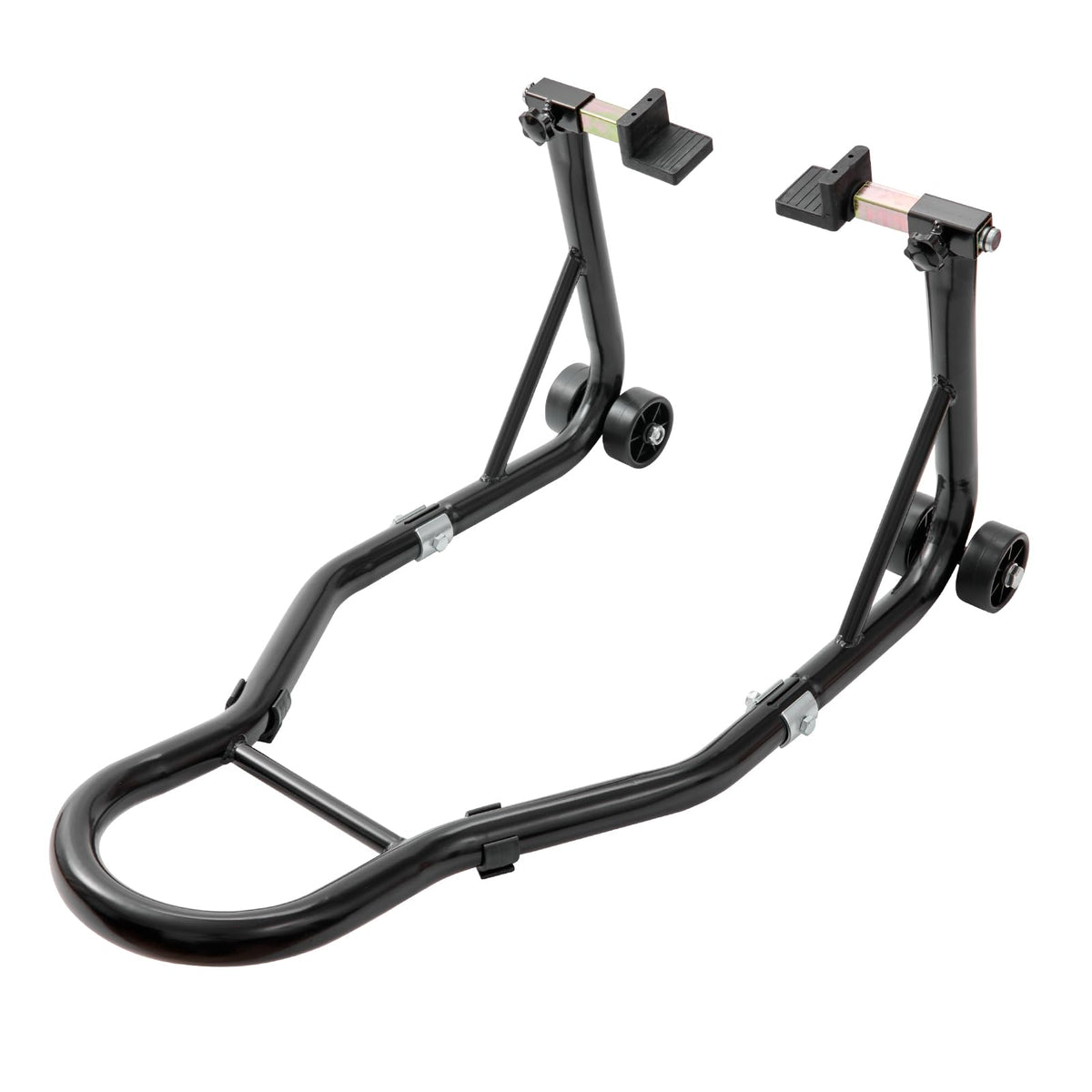 VEVOR Motorcycle Rear Wheel Stand, with U + L Fork Swingarm Spool, 850 lbs Capacity Heavy Duty Rear Wheel Stand Motorcycle Lift Jack Stand, for Suzuki Yamaha Honda Kawasaki, Black ๐ All In One Marketplace Canada