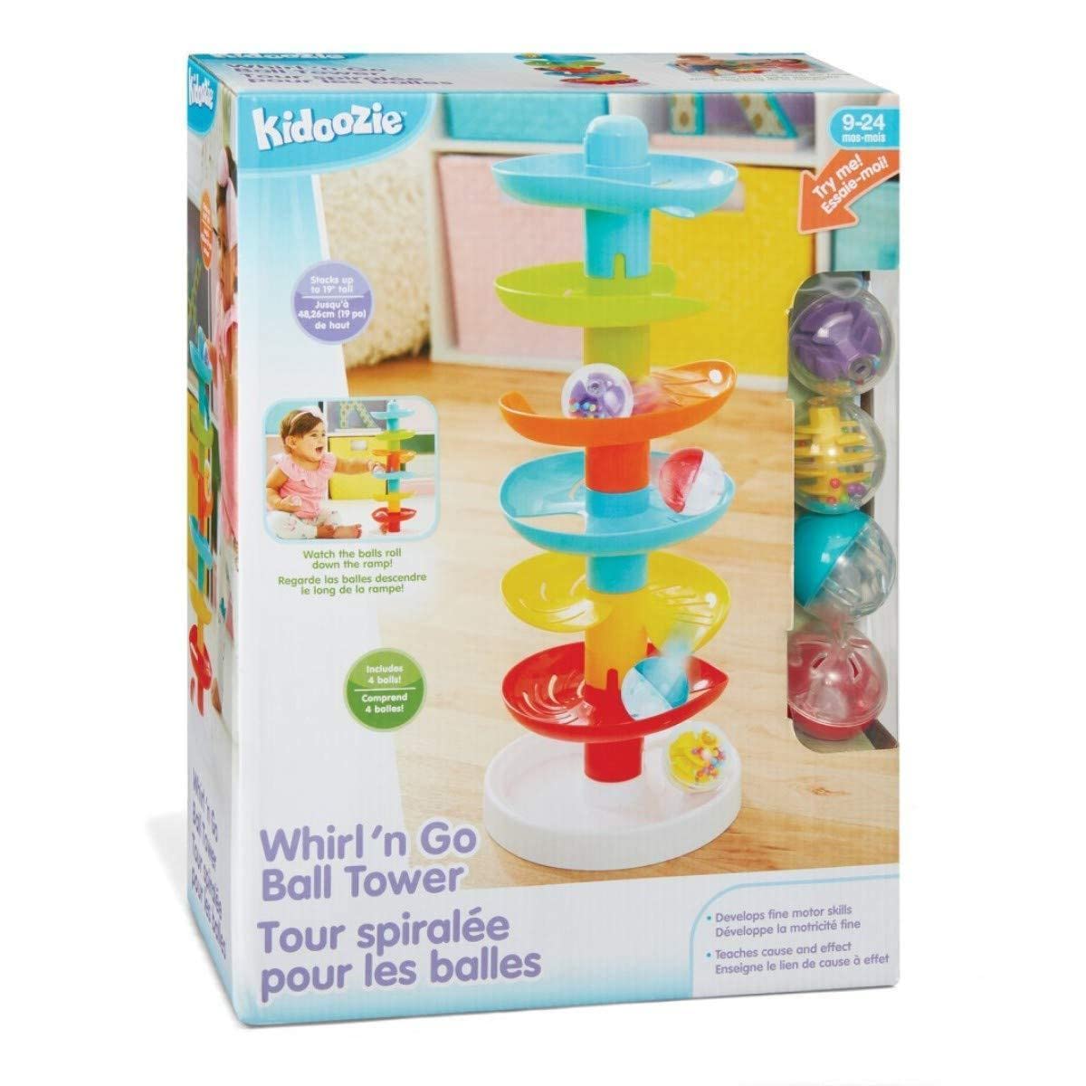 Kidoozie Whirl 'n Go Ball Tower ๐ All In One Marketplace Canada
