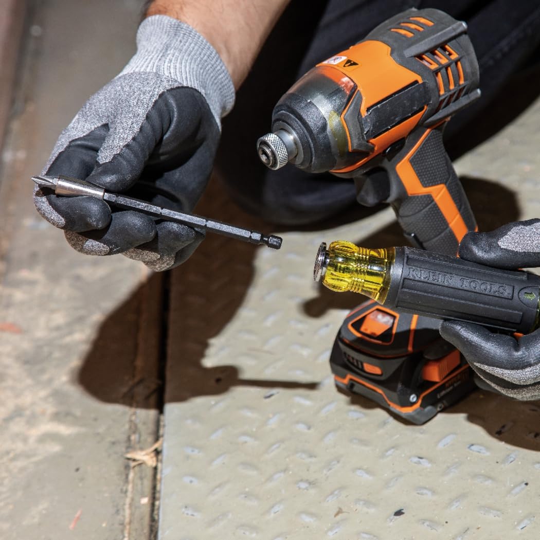 Klein Tools 32303 Multi-Bit Screwdriver/Nut Driver, Impact Rated 14-in-1 Magnetic Screwdriver Set Phillips, Slotted, Square, Combo, Torx ๐ All In One Marketplace Canada