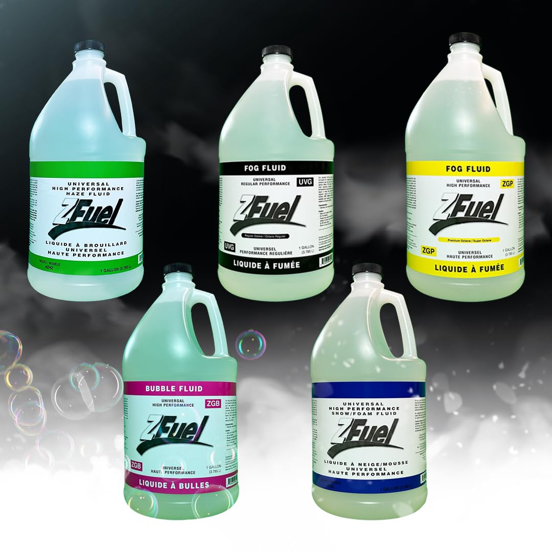 Z Fuel Universal UVG Fog Fluid Juice - 3.78 Litres - Professional Grade For Fog Machine - Perfect For Halloween, Weddings, Party or DJ Effects - High Output & Long Lasting ๐ All In One Marketplace Canada