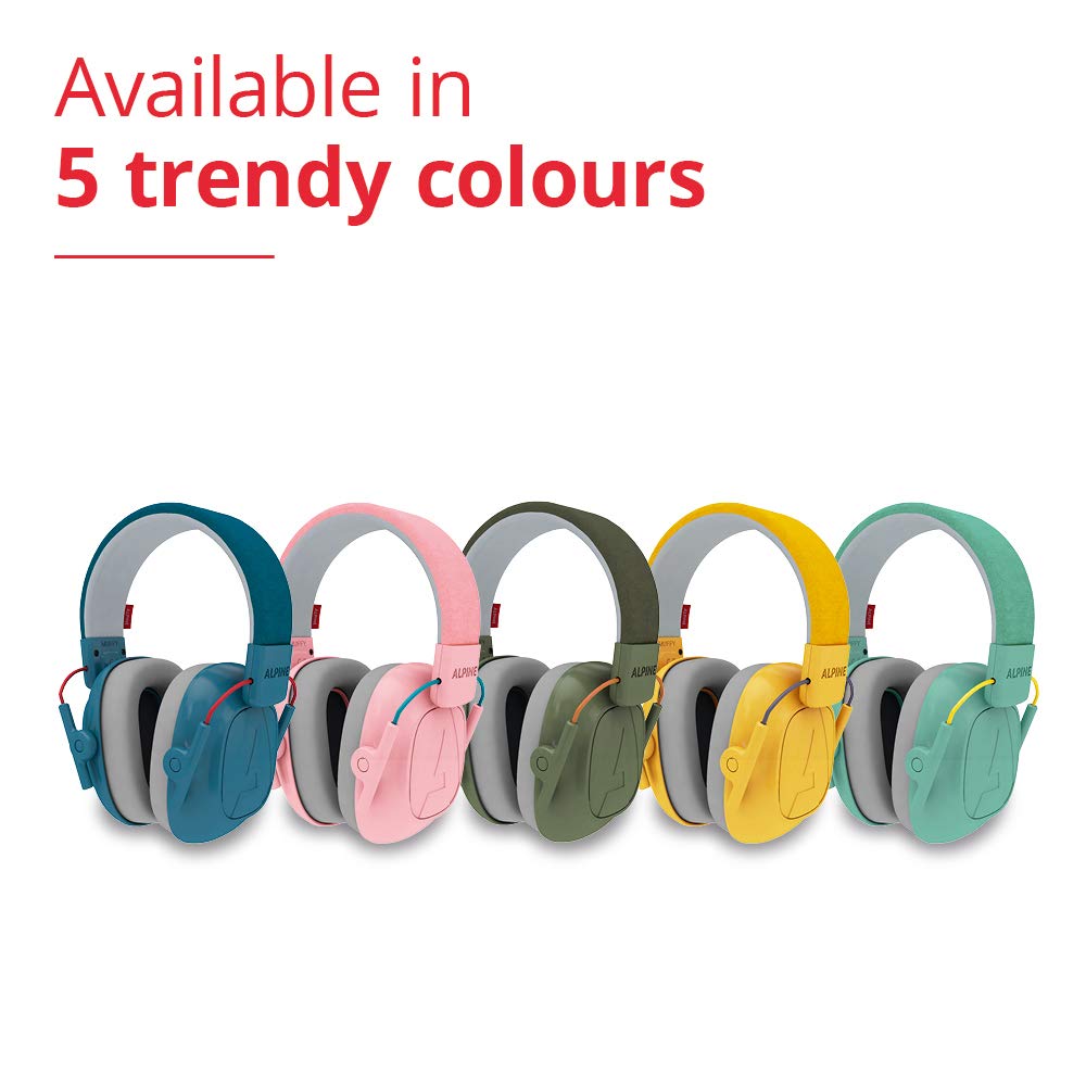 Alpine Muffy - Noise Cancelling Headphones for Kids - CE & ANSI Certified - Earmuffs for Autism - Kids Ear Protection for Sensory & Concentration Aid - Pink ๐ All In One Marketplace Canada