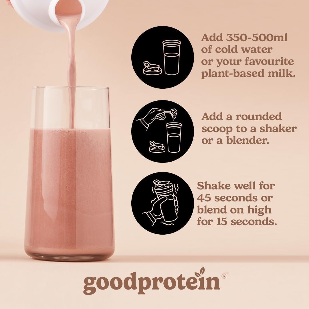 Good Protein Vegan Plant-based Protein Powder 100% Natural, Non-GMO, Dairy-free, Gluten-free, Soy-free, No Added Sugar and Nothing Artificial. Chai Latte All-in-One Shake 440 grams π All In One Marketplace Canada