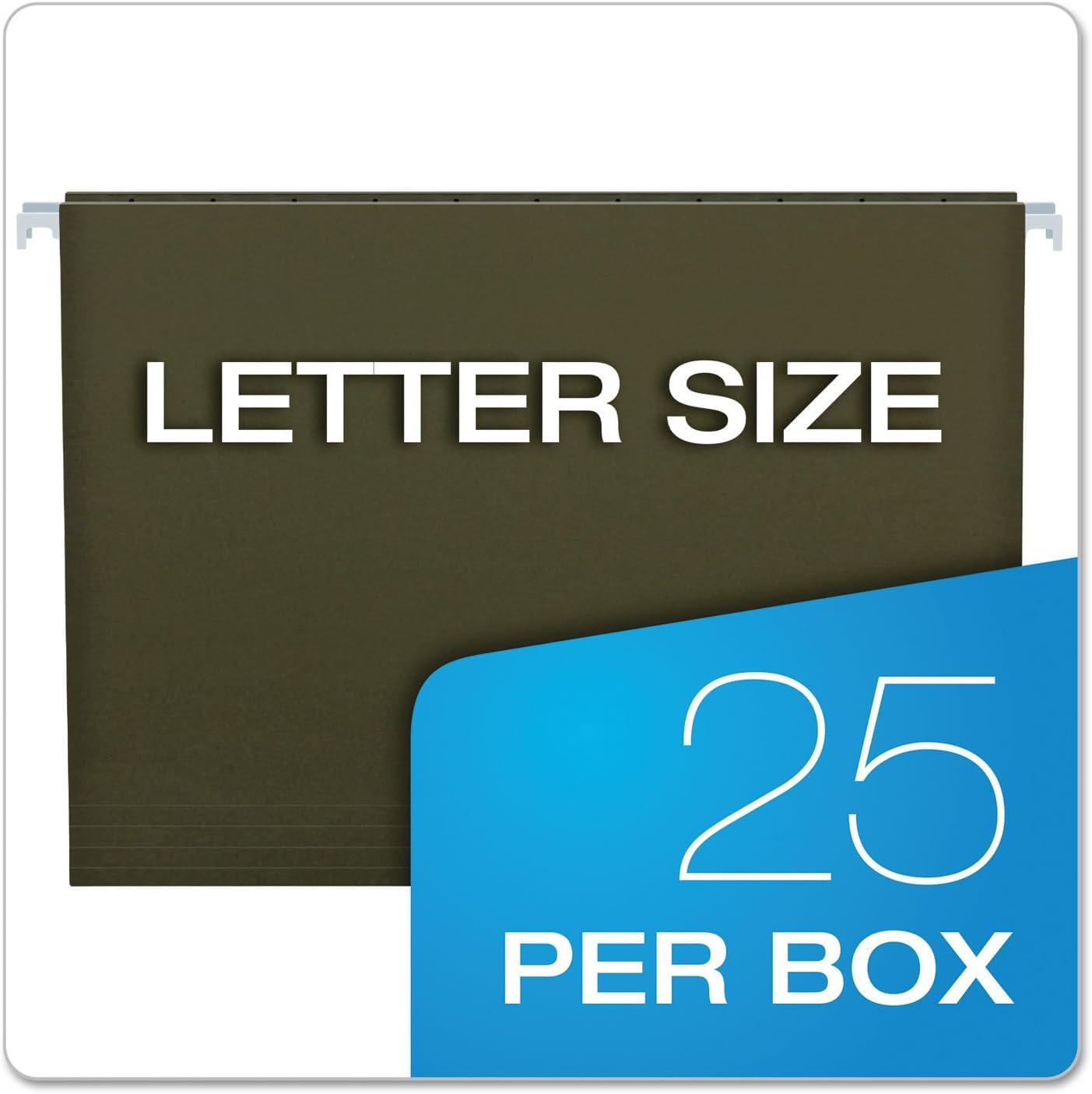 Pendaflex Hanging File Folders, Letter Size, Standard Green, Smooth Glide Coated Rods, Light Interior to Prevent Misfiles, Ideal for Everyday Office Filing Systems, 25-Pack ๐ All In One Marketplace Canada